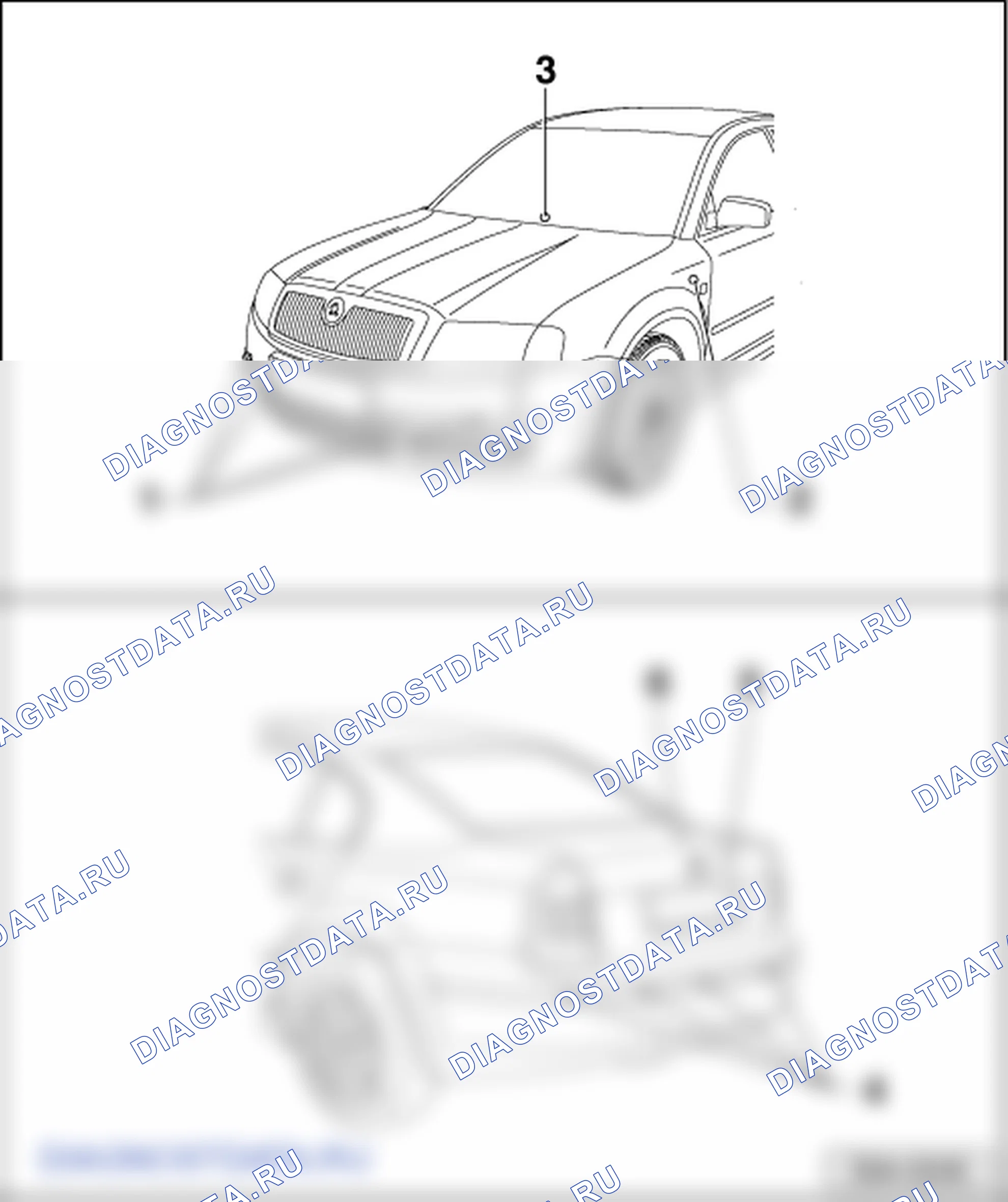 Система помощи при парковке. Skoda Superb I