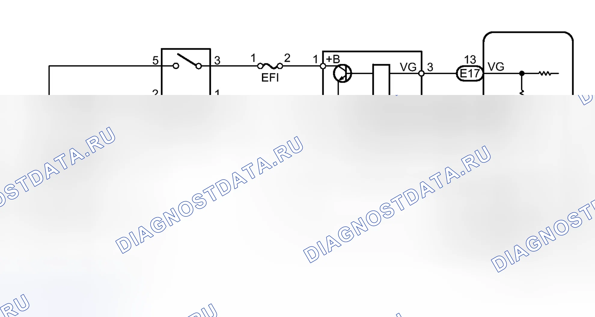 Рис. 376: электросхема. Toyota Tacoma II рестайлинг