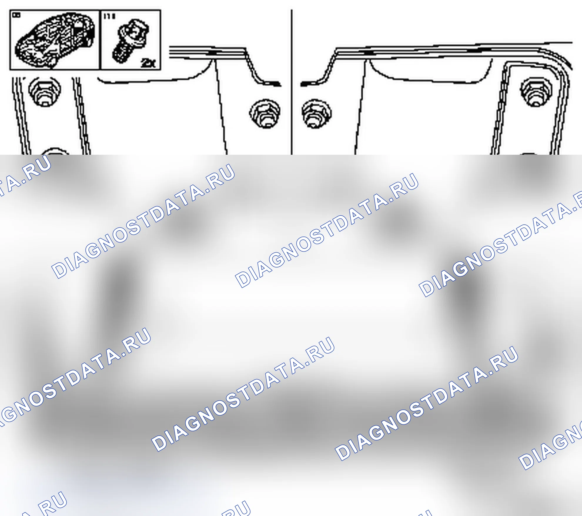 Демонтаж и монтаж задней балки (ограничителя удара) - модели F 25, F 06. Opel Combo C