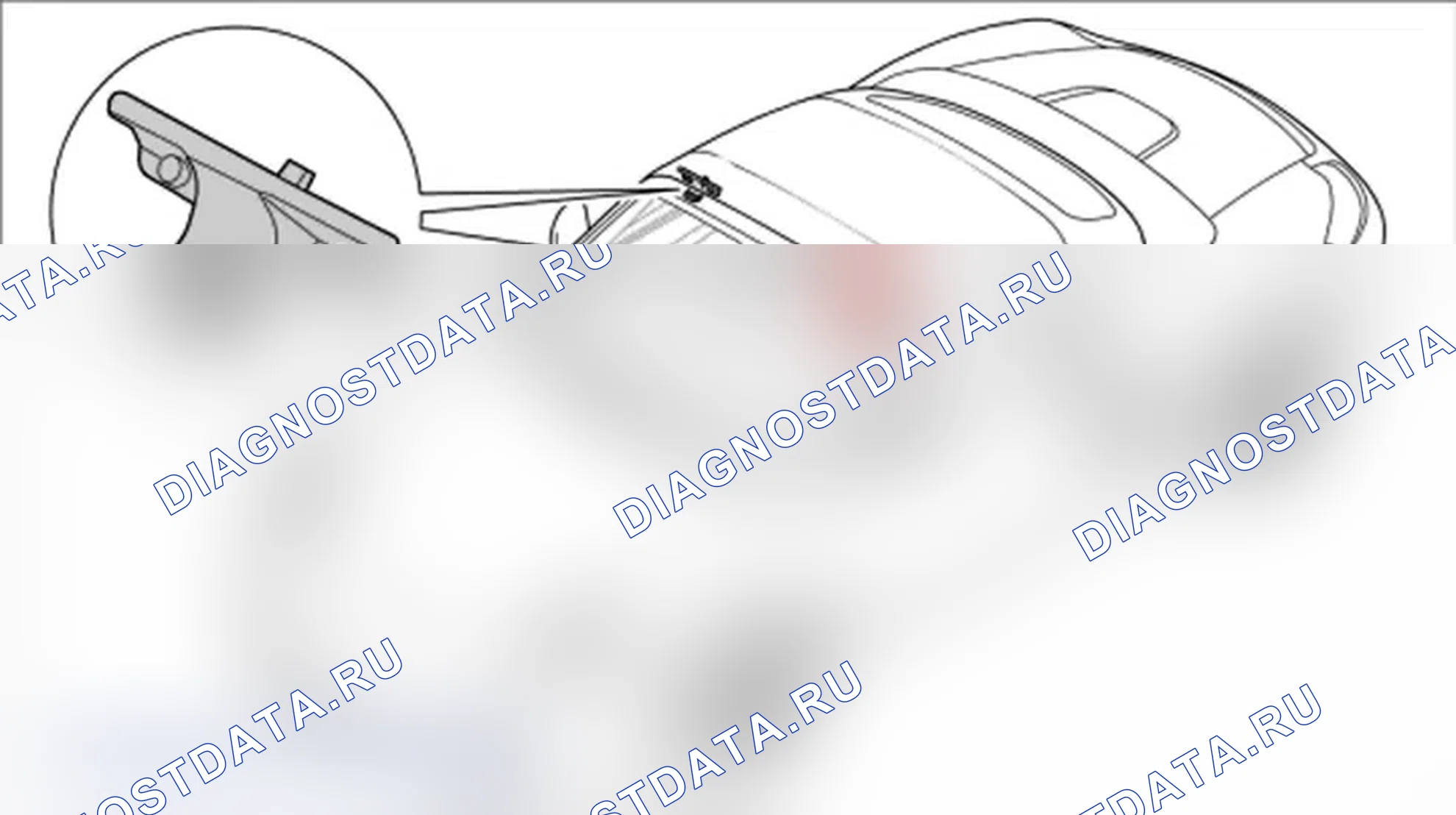 Рис. 146: Удаление центрирующей цапфы (складной верх и жесткий верх). Porsche Boxster S 987