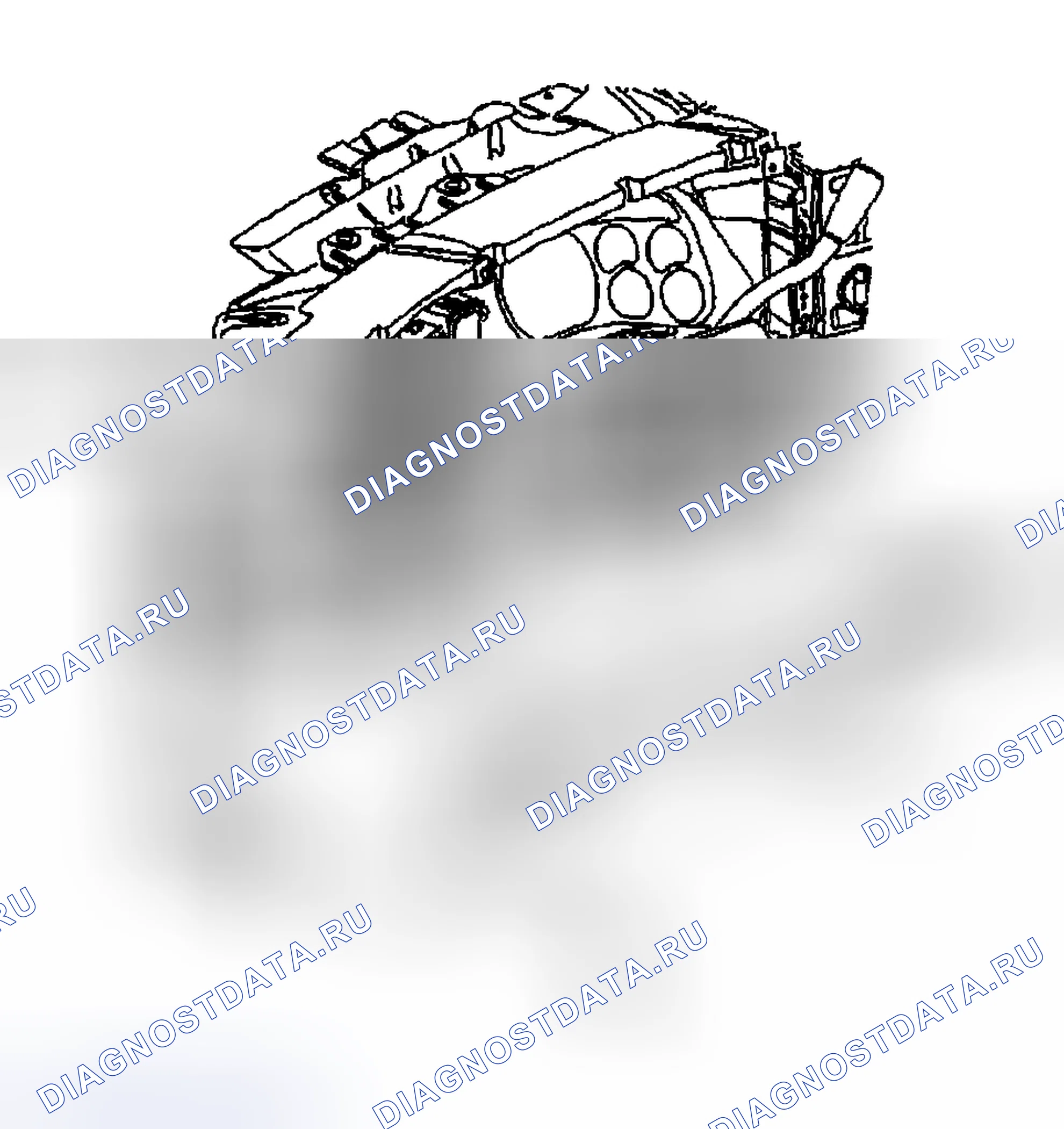 Рис. 3: Порядок демонтажа. GMC Cab & Chassis Sierra 3500 GMT800 early