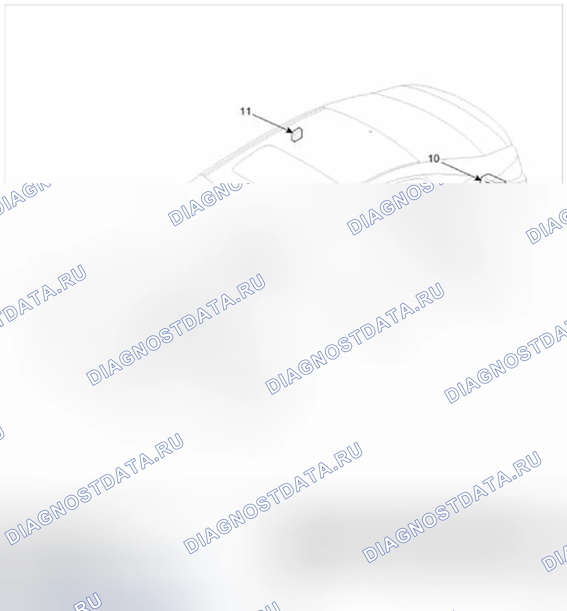 Рис. 42: РАСПОЛОЖЕНИЕ КОМПОНЕНТОВ. Hyundai Sonata VI