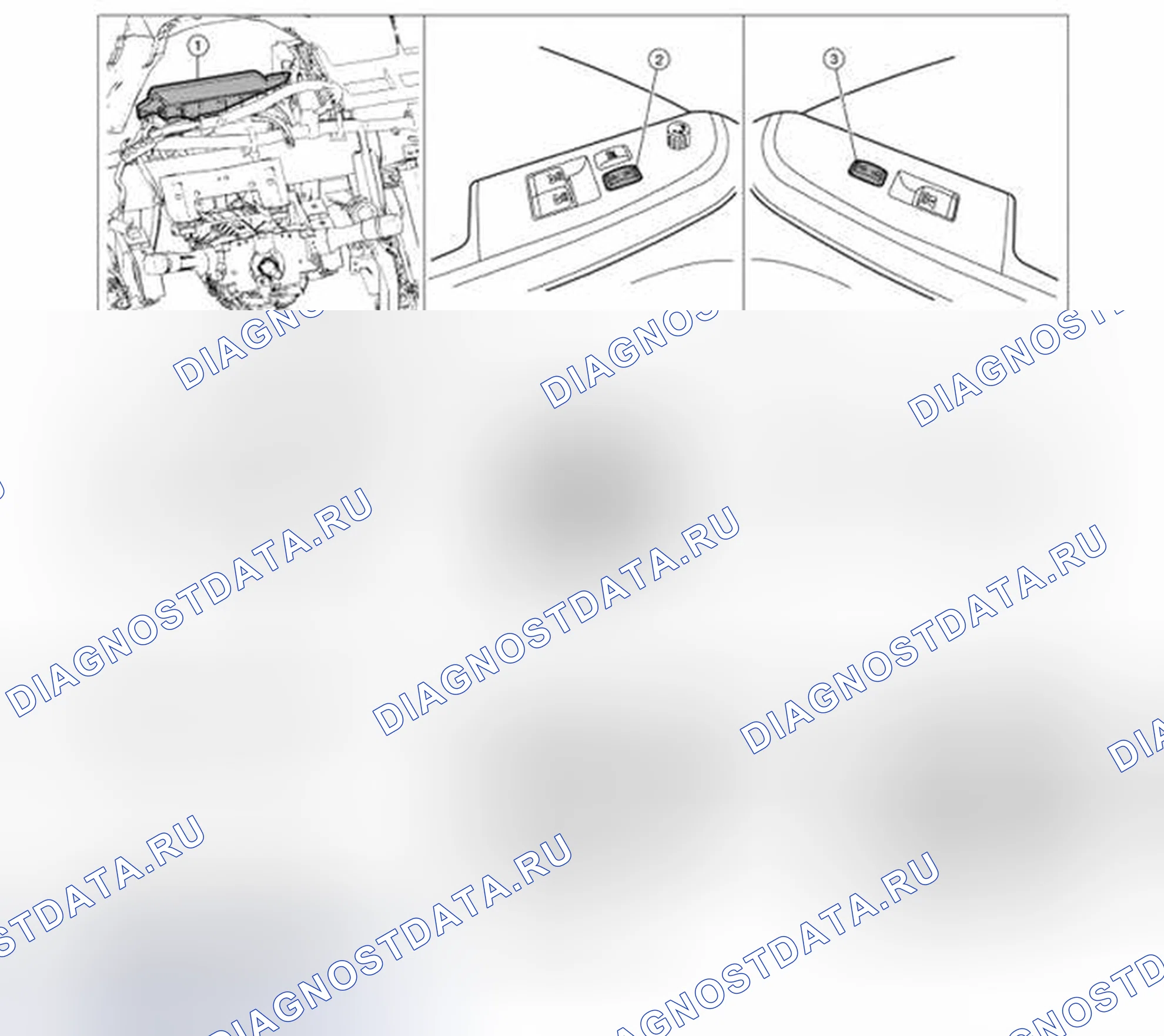 Рис. 2: Расположение компонентов. Nissan Altima L32 рестайлинг