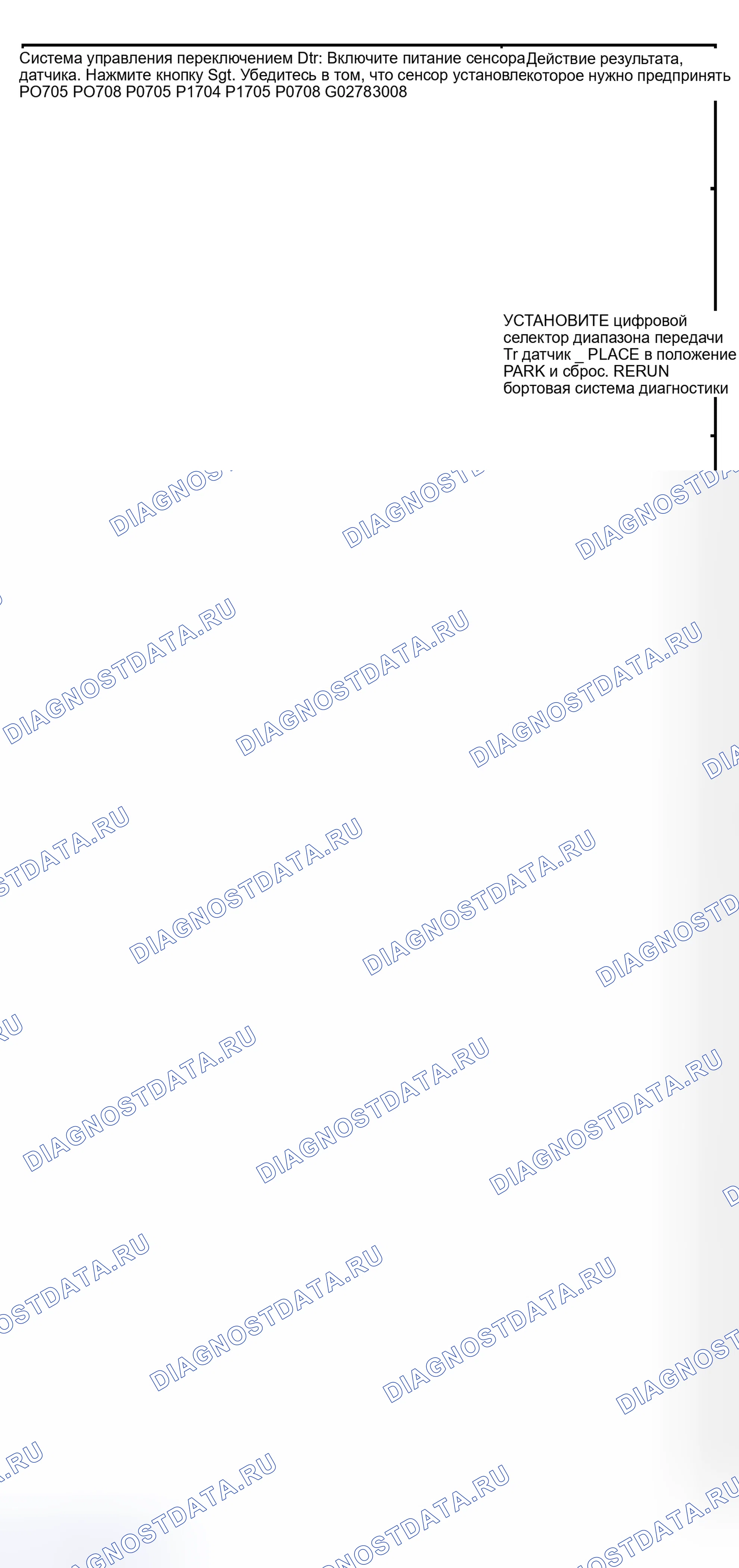 Рис. 58: диагностический тест D: ЦИФРОВОЙ ДАТЧИК ДИАПАЗОНА ПЕРЕДАЧИ (Tr). Hyundai Lantra I