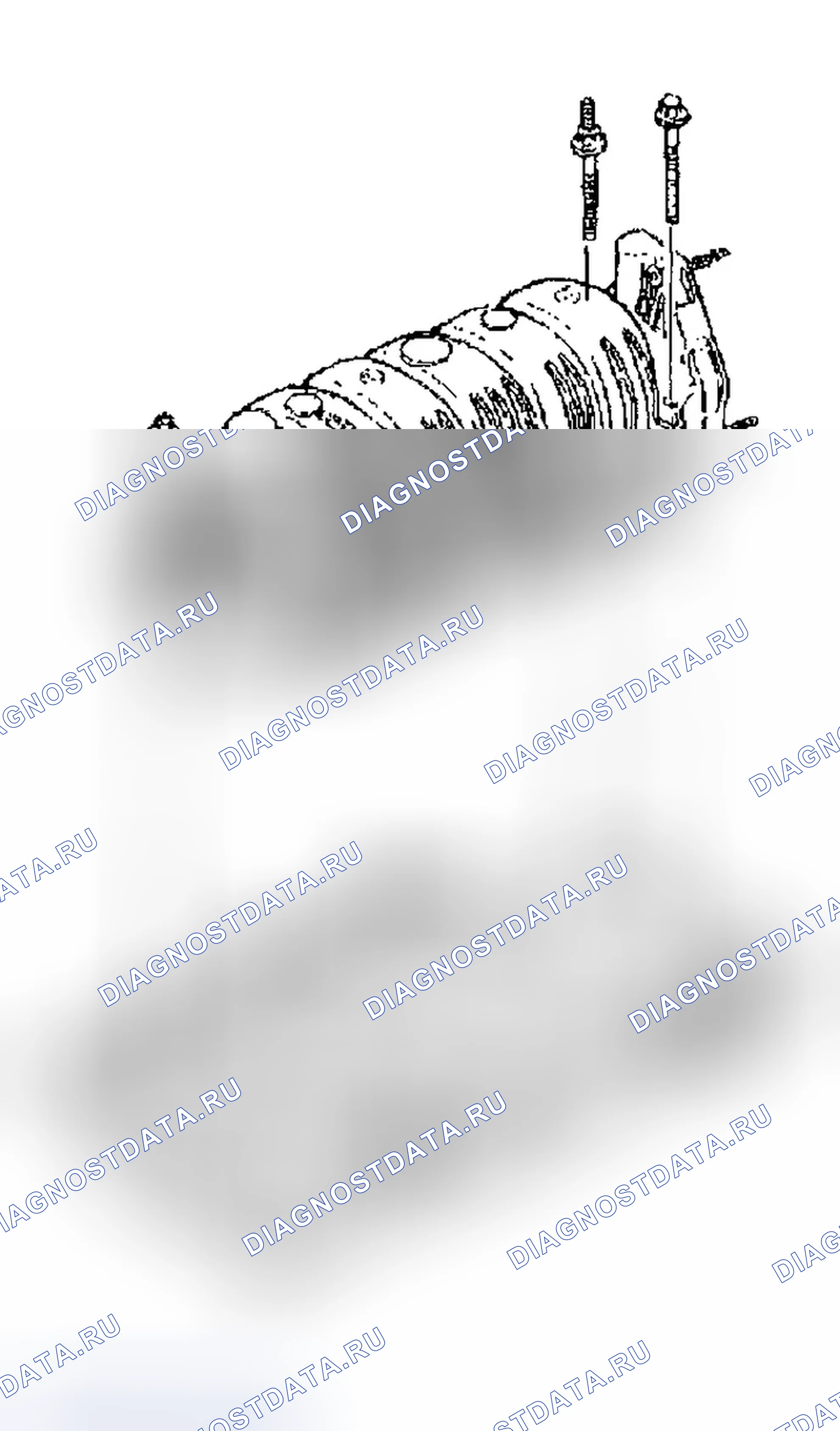 Рис. 630: Впускной коллектор (верхний) - Монтаж. Chevrolet Impala VIII