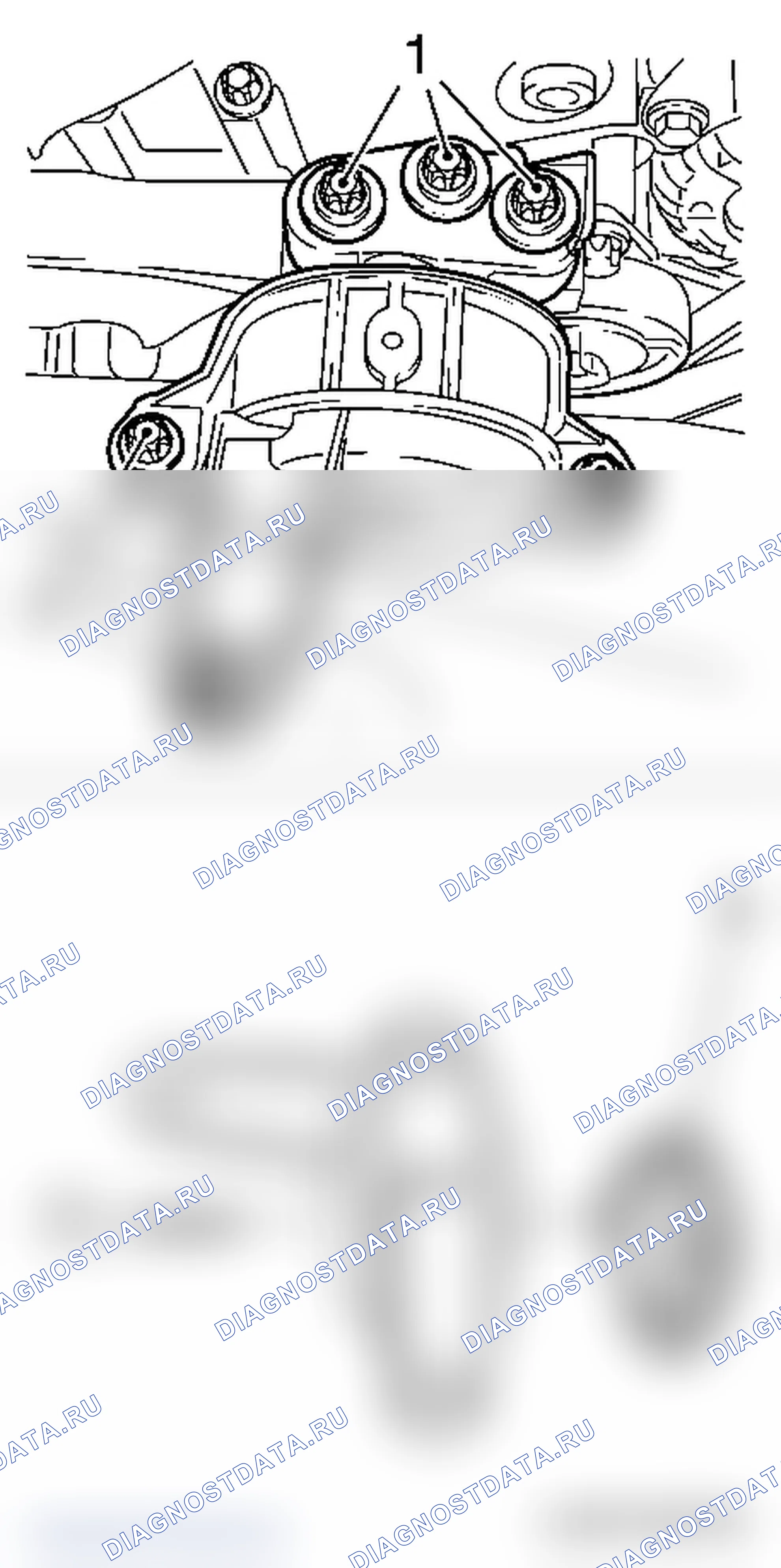 Замена амортизационного блока двигателя (справа). Opel Zafira B