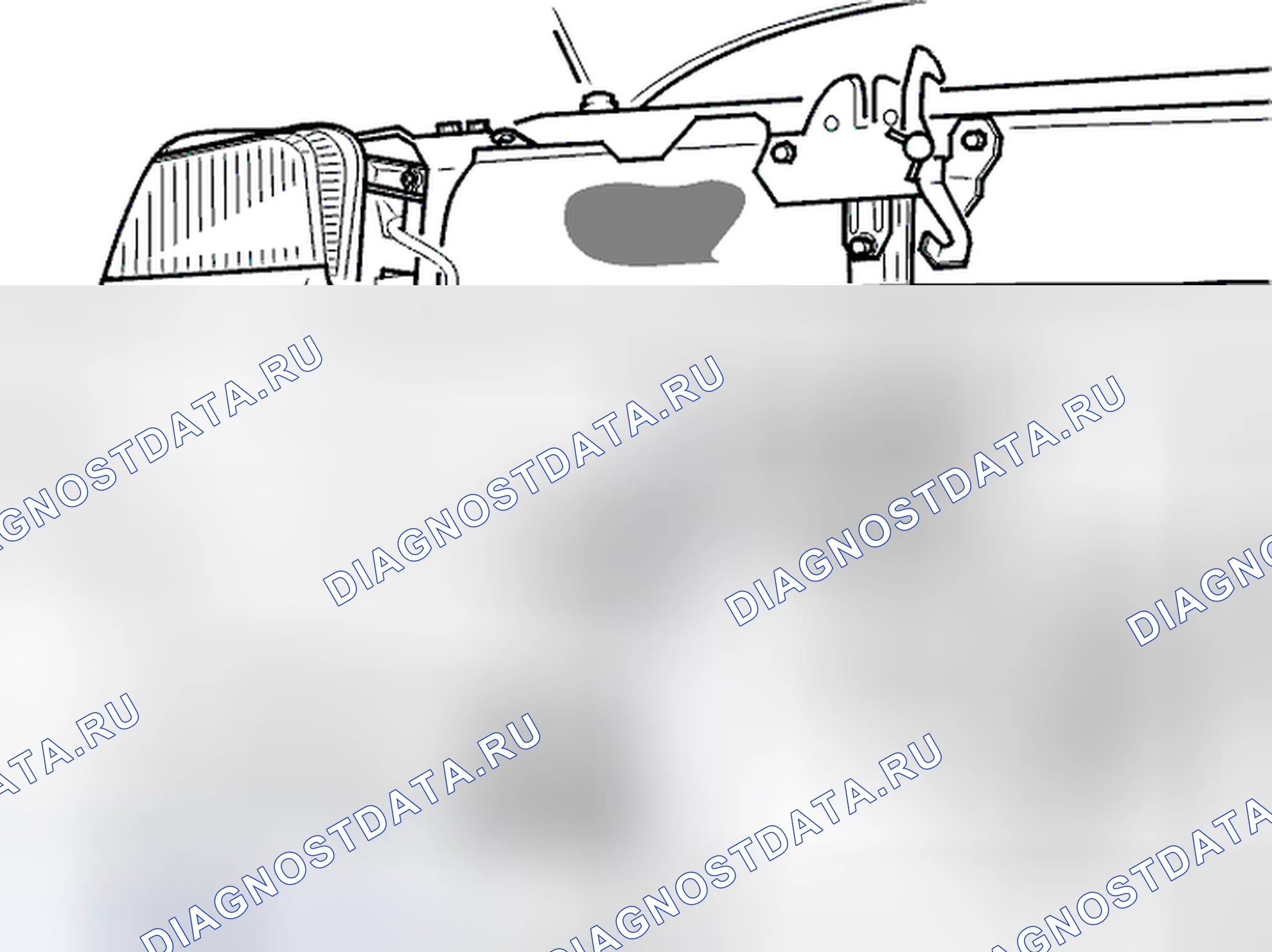 Рис. 53: Регулировка противотуманных фар. Volvo S40 I рестайлинг