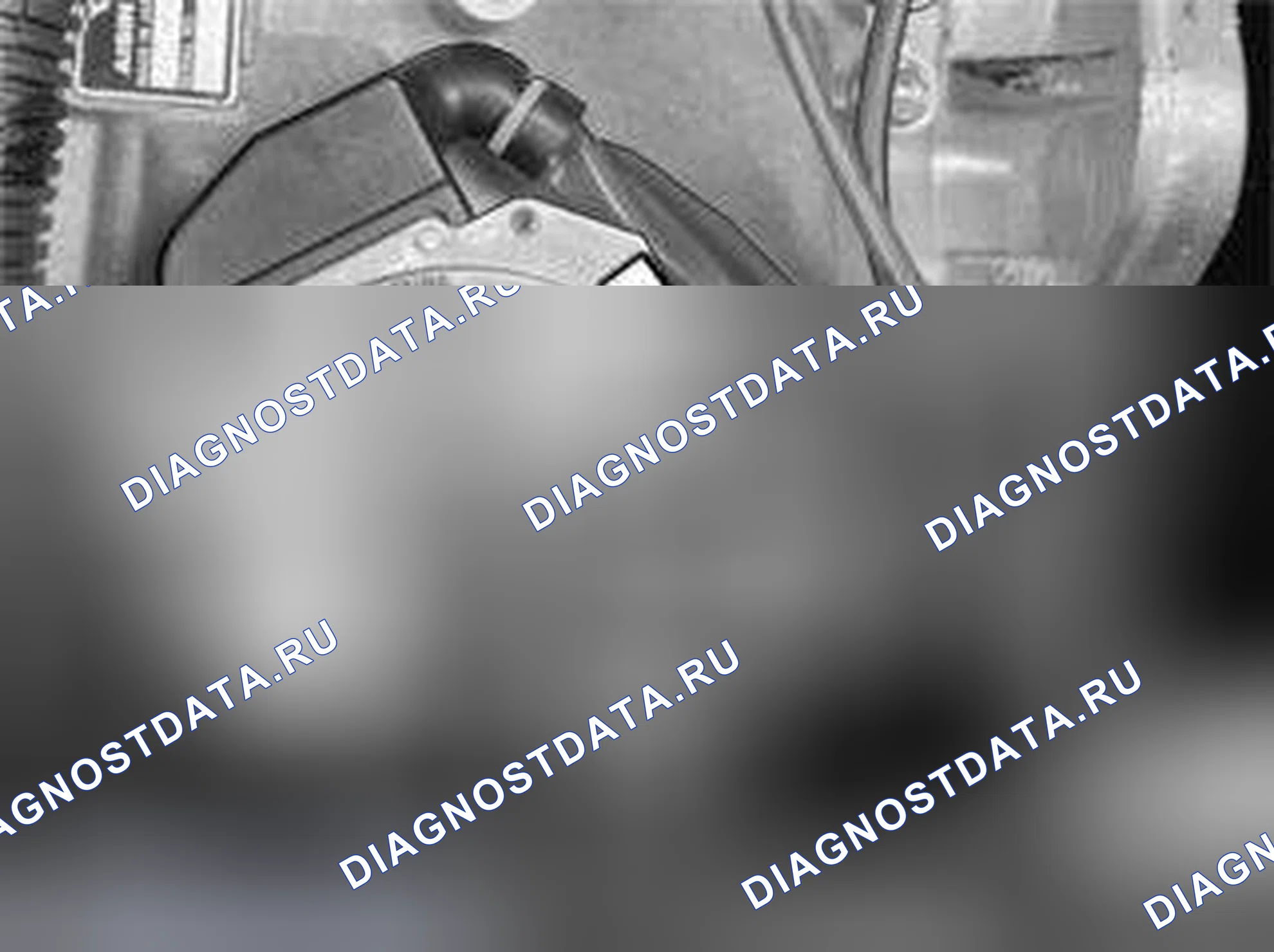 Рис. 453: Снятие датчика положения переключения передач. Volvo S60 I