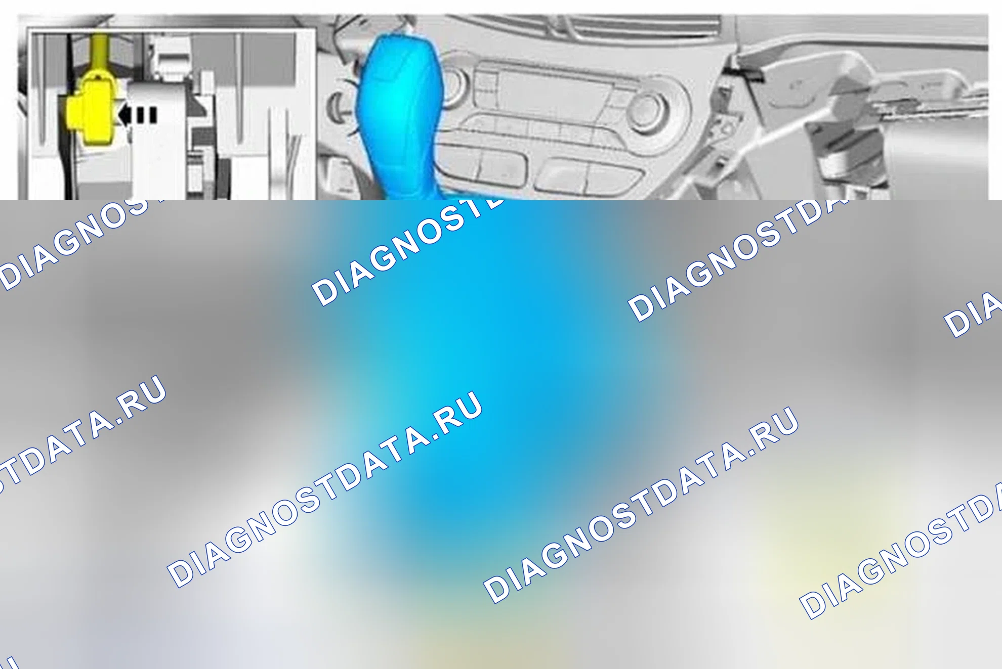 Рис. 1: Демонтаж и монтаж. Ford Escape III
