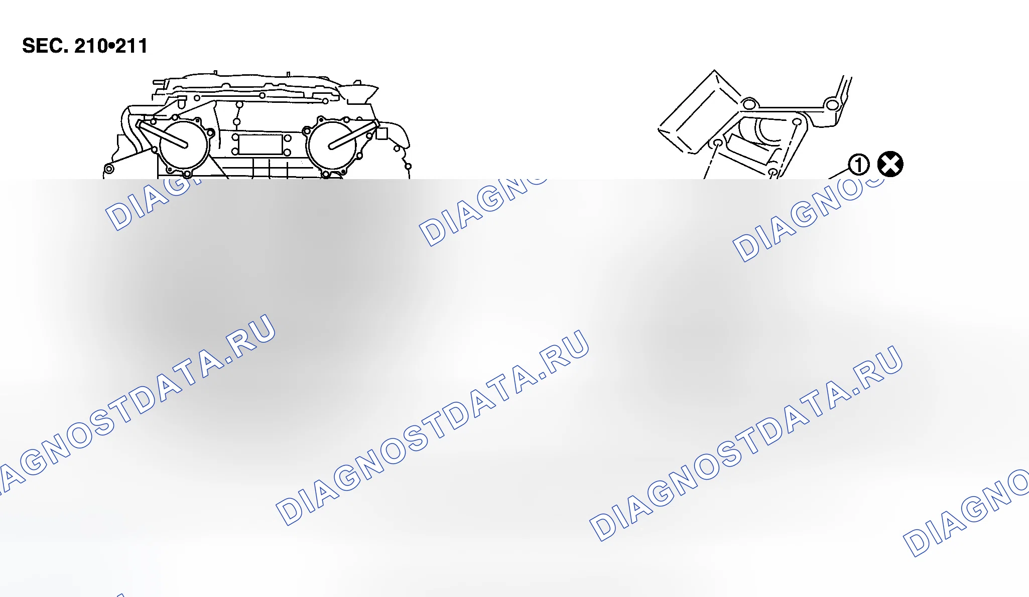 Рис. 217: Демонтаж и монтаж. Infiniti G35 III