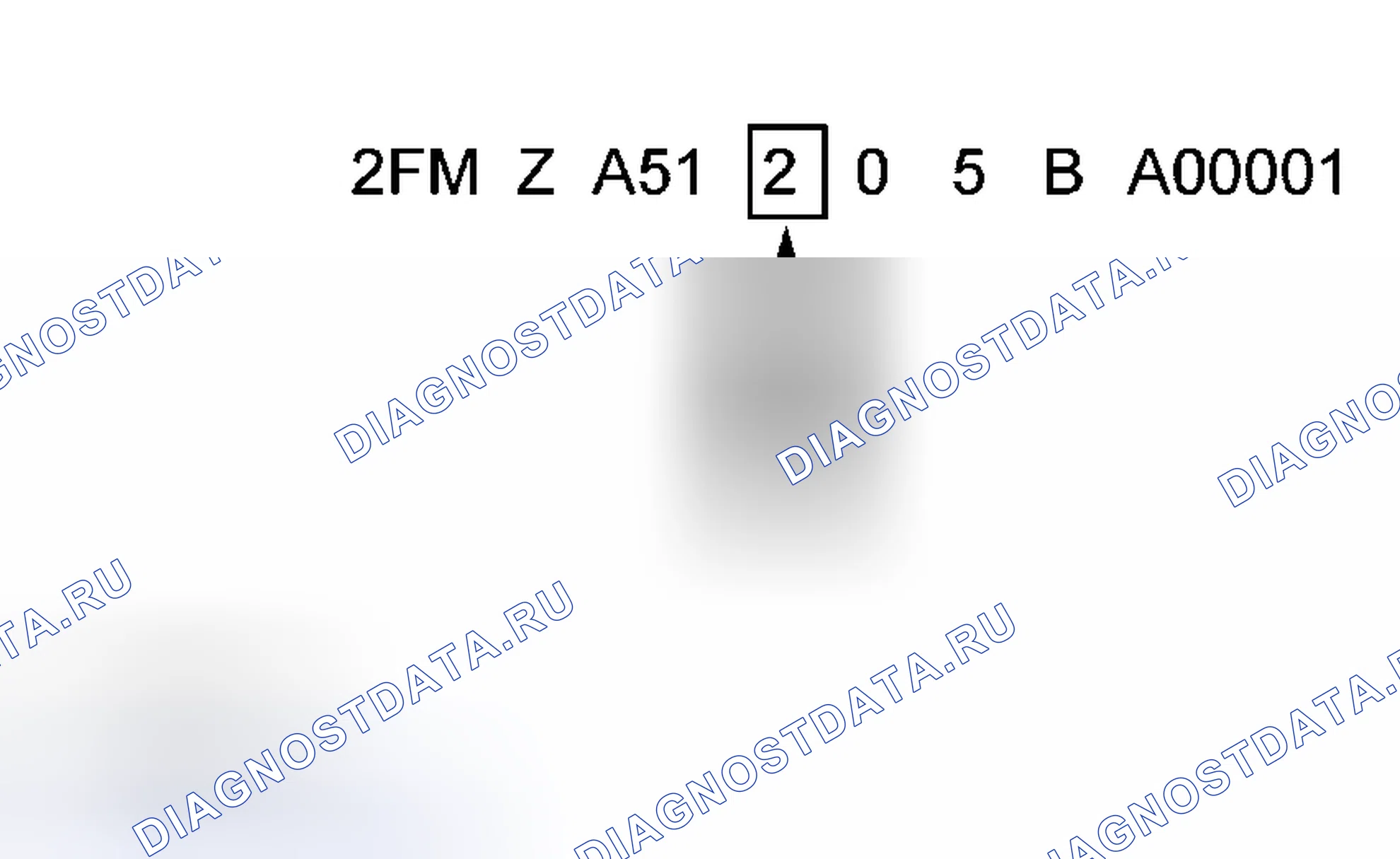 Рис. 6: Код двигателя. Hyundai Mistra I рестайлинг