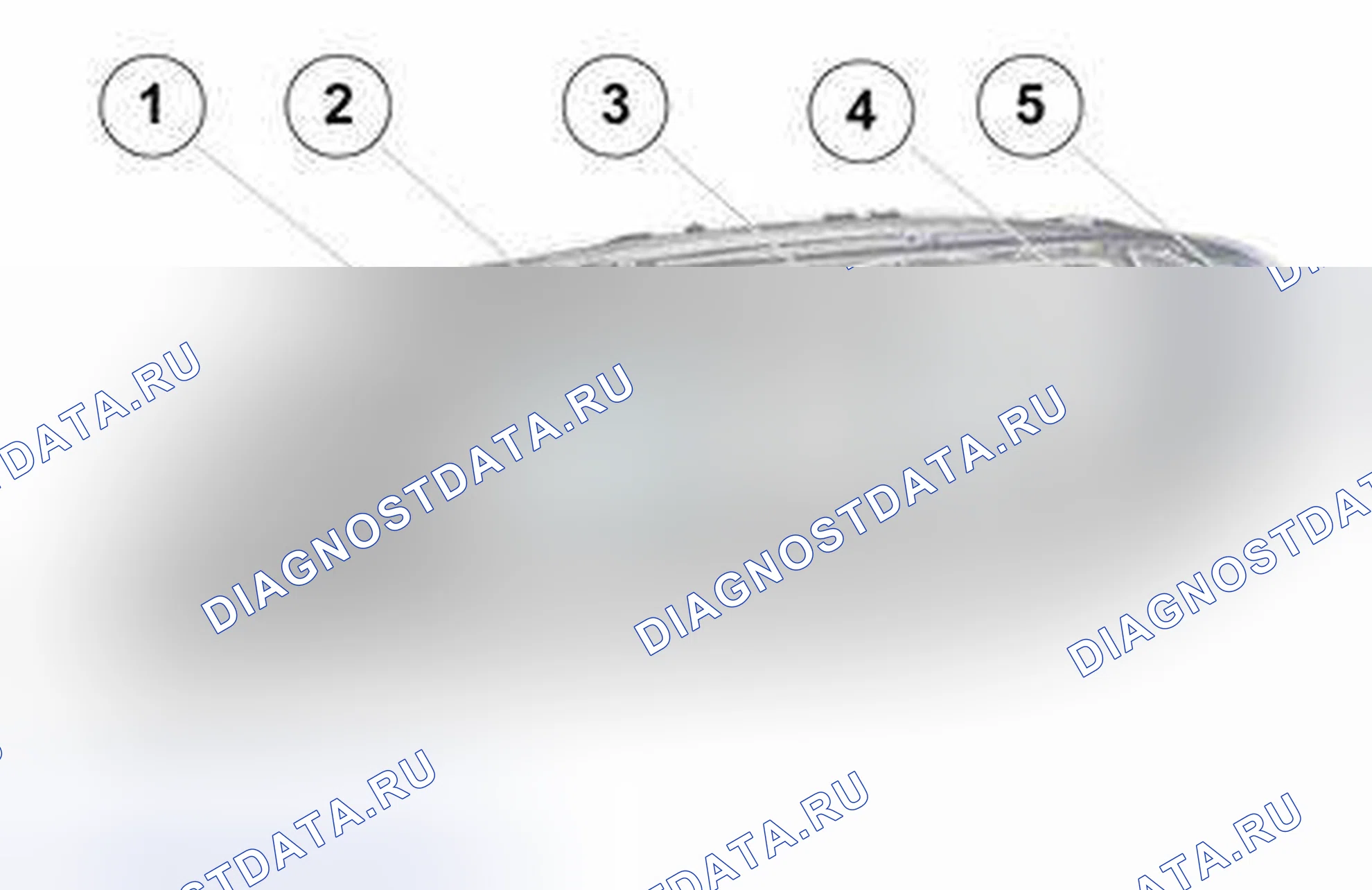 Рис. 3: РАСПОЛОЖЕНИЕ КОМПОНЕНТОВ. Volvo S80 II