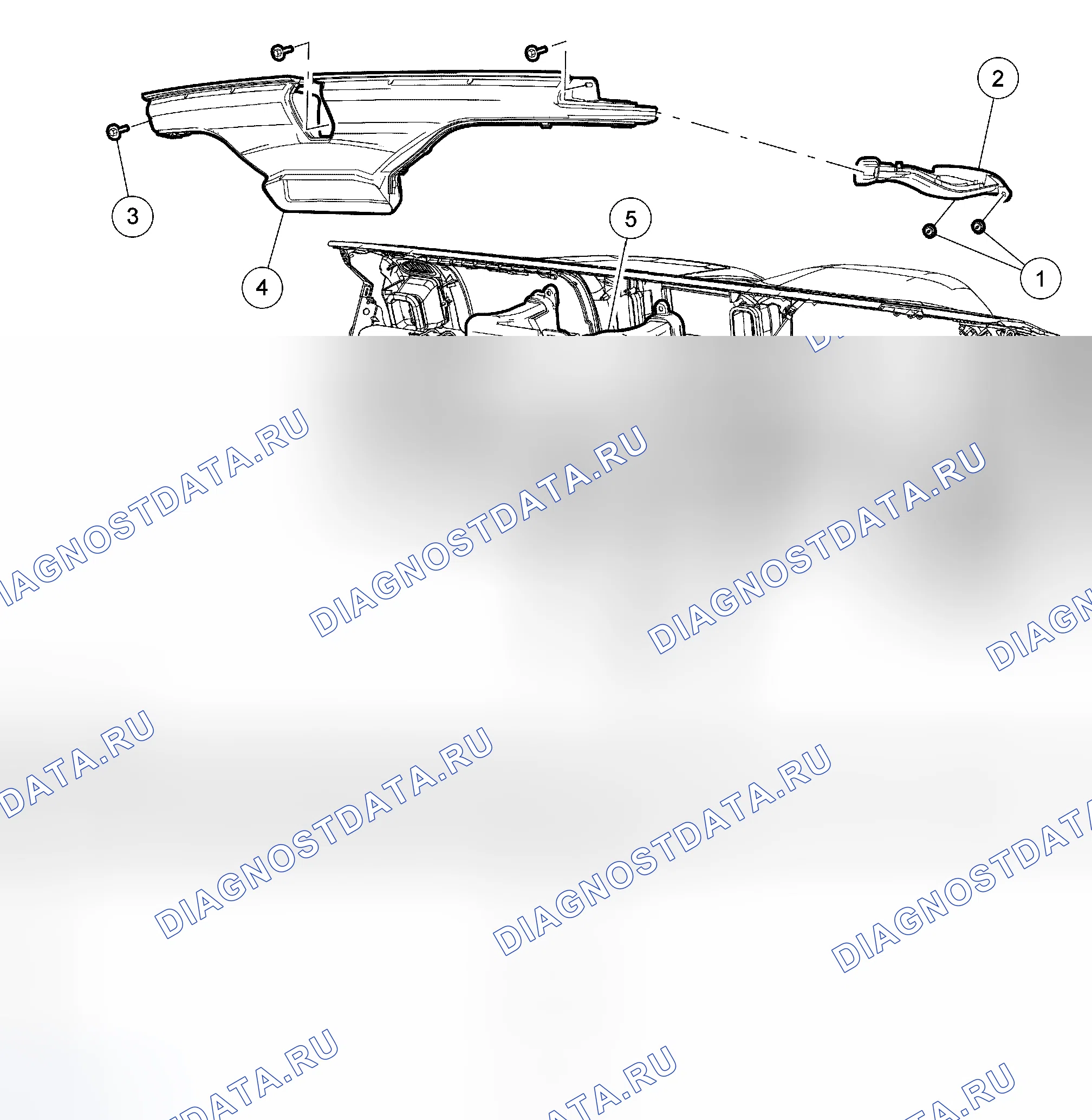 Рис. 14: Канал дефростера. Hyundai Matrix I