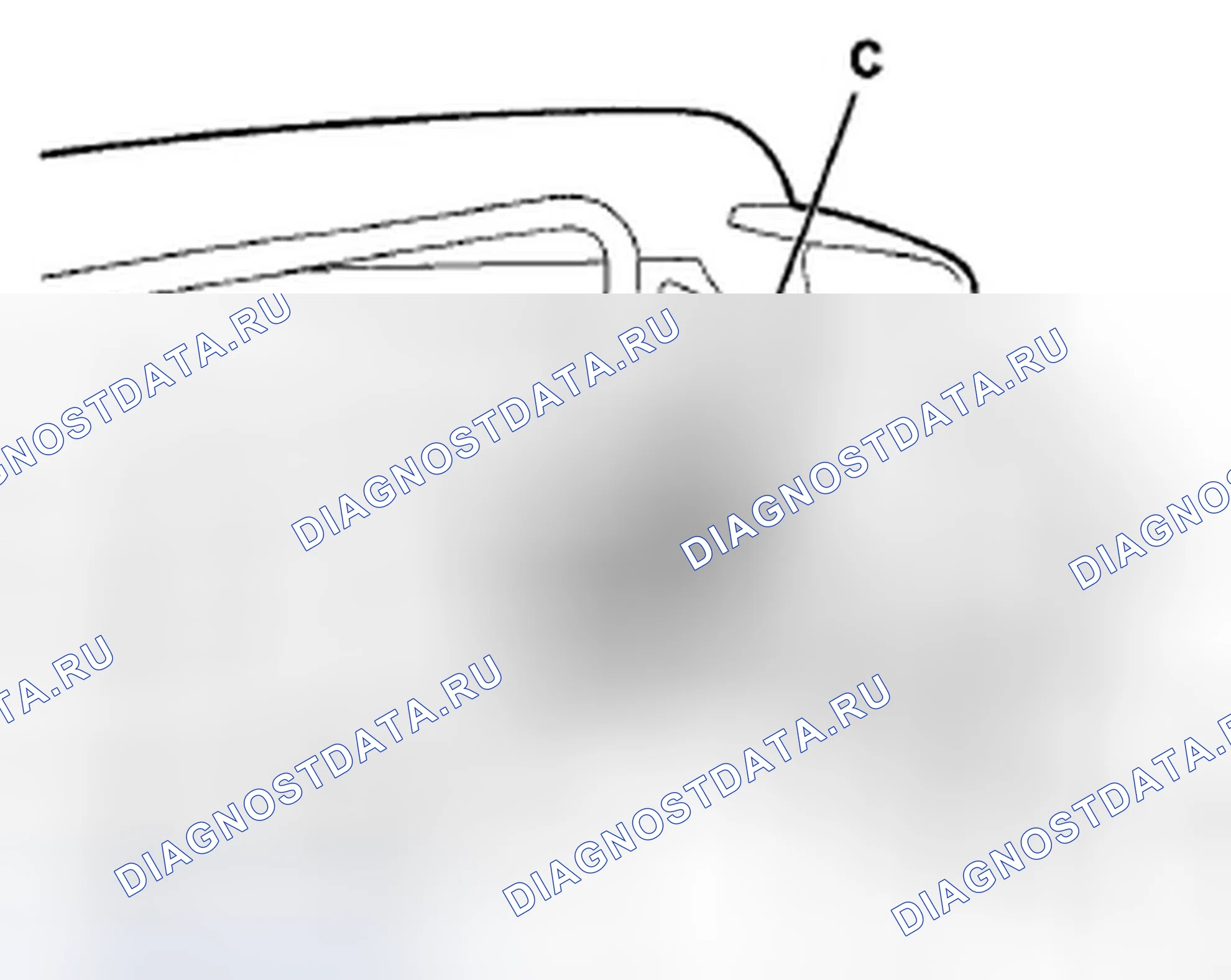 Рис. 14: Передняя пряжка ремня безопасности. Honda CR-V III