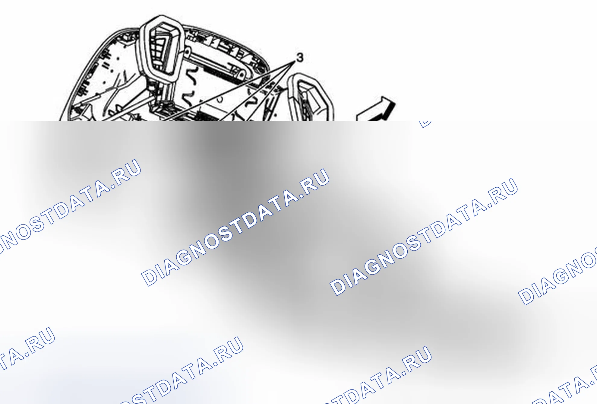 Рис. 25: Замена узла радиоуправления. Buick LaCrosse II