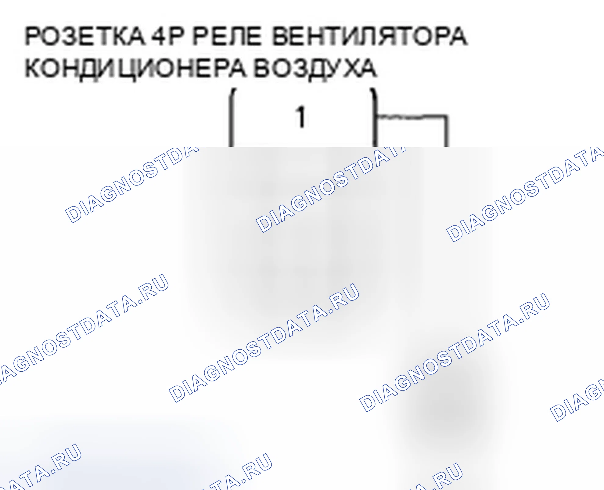 Рис. 28: Поиск и устранение неисправностей в высокоскоростной цепи вентилятора конденсатора переменного тока. Honda Civic VIII