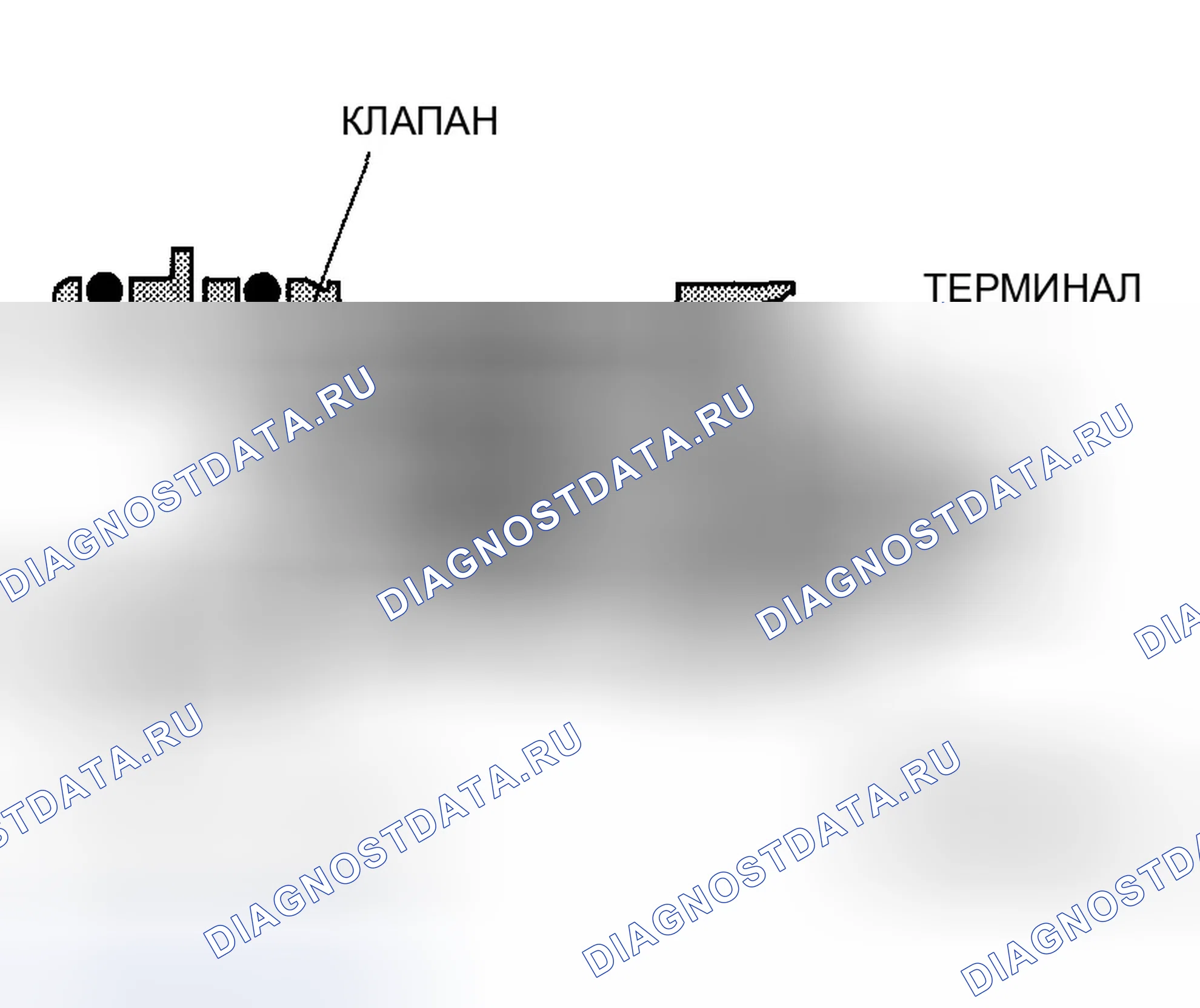 Рис. 36: Запорный клапан вентиляции канистры EVAP. Honda Ridgeline I