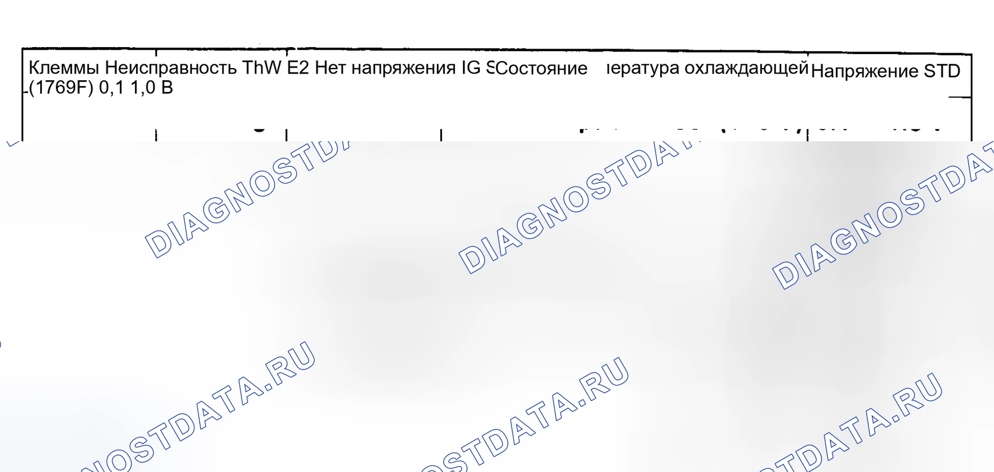 Рис. 82: Испытание № 4, схема кода 22, схема датчика температуры охлаждающей жидкости. Toyota Camry V20