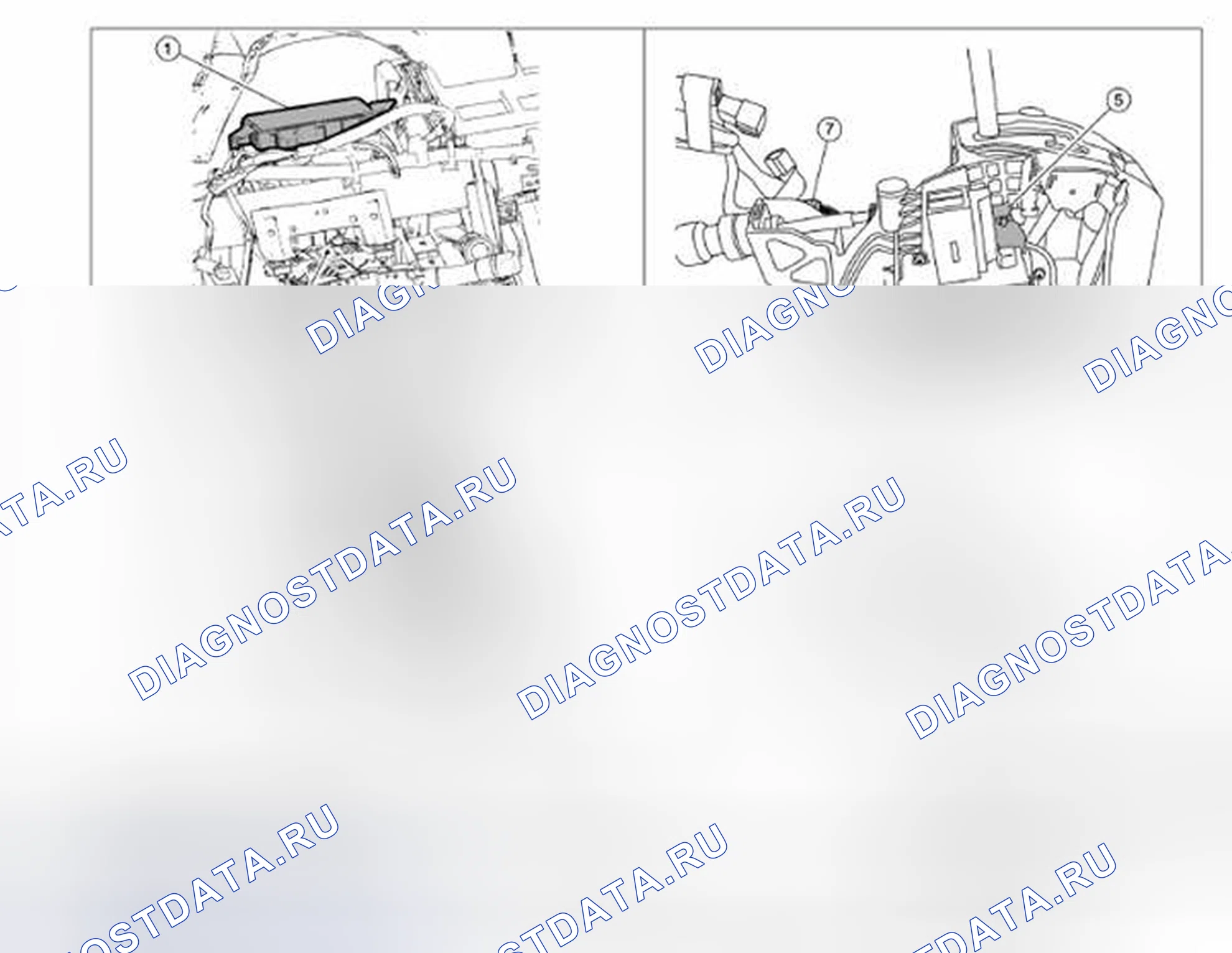 Рис. 188: Расположение компонентов. Nissan Altima L32 рестайлинг