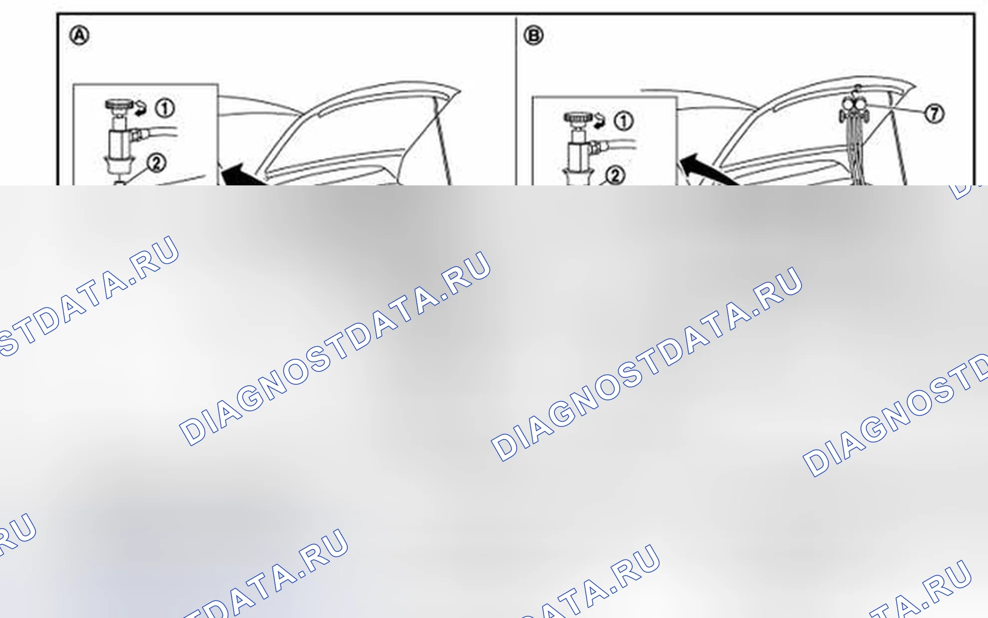 Рис. 27: ПОДКЛЮЧЕНИЕ СЕРВИСНЫХ ИНСТРУМЕНТОВ И ОБОРУДОВАНИЯ. Nissan Altima L33