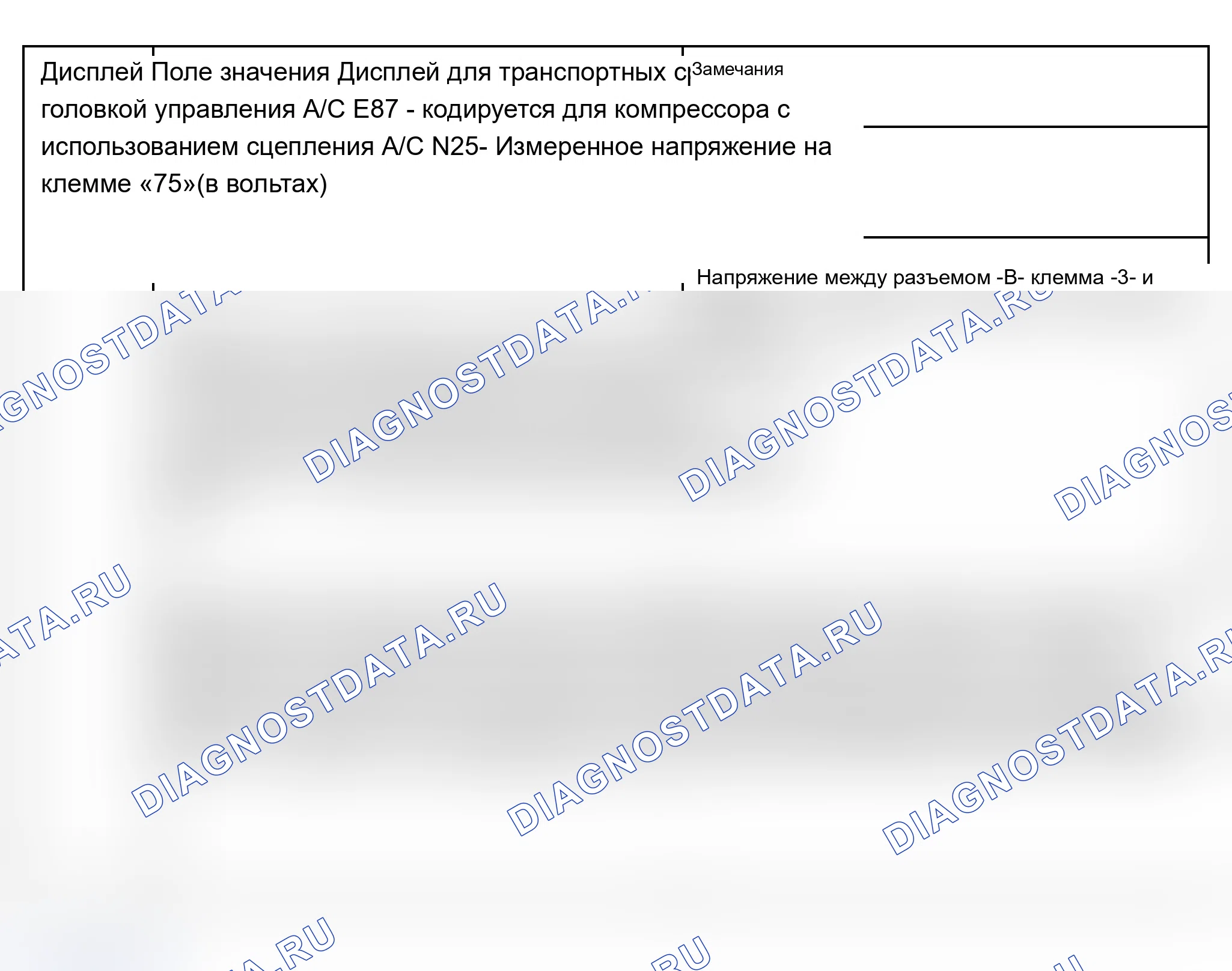 Рис. 217: Группа индикации 018: Измеренное напряжение на клемме «75», клемма «15», период времени «зажигание выключено». Audi S6 C5