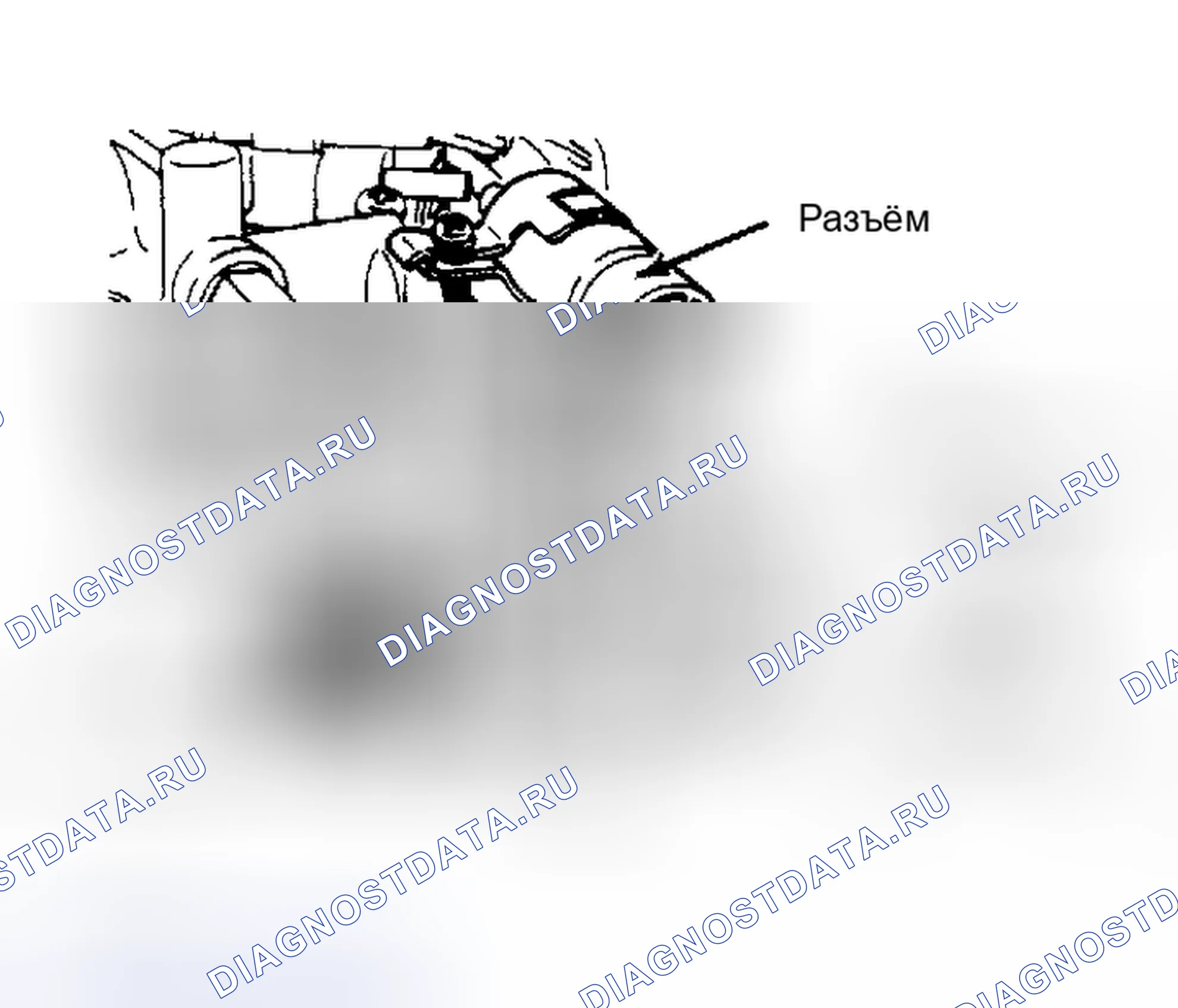 Рис. 6: Переключатель положения дроссельной заслонки (датчик положения дроссельной заслонки) (карбюраторные модели W/регулятор оборотов холостого хода). Mitsubishi Galant V