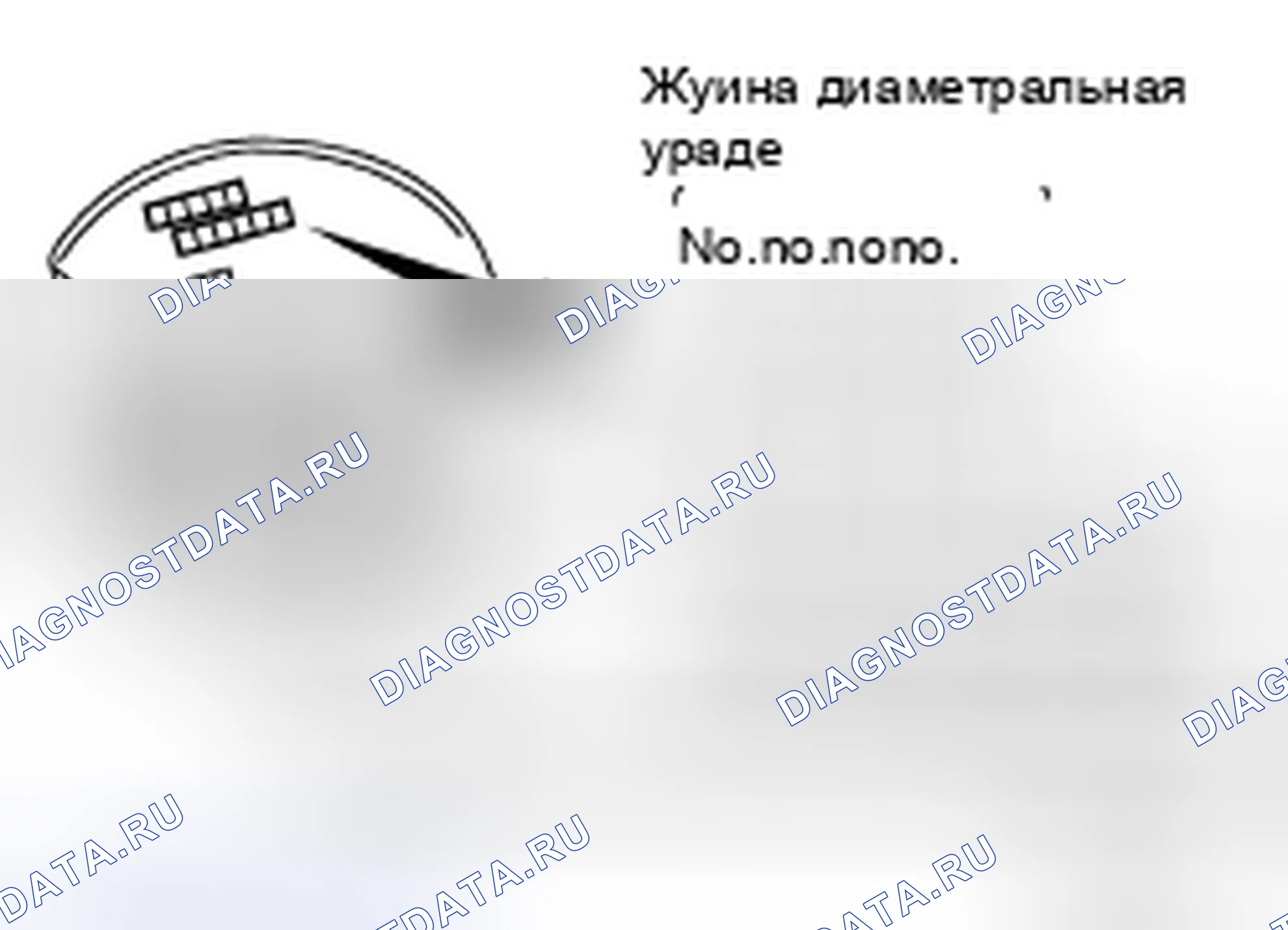 Рис. 269: Определение марки диаметра цапфы. Nissan Pathfinder III