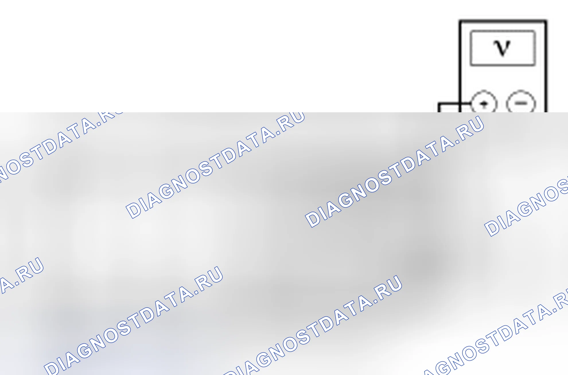 Рис. 10: диагностический тест B: расшифровка кода ошибки P0645. Hyundai ix55 I