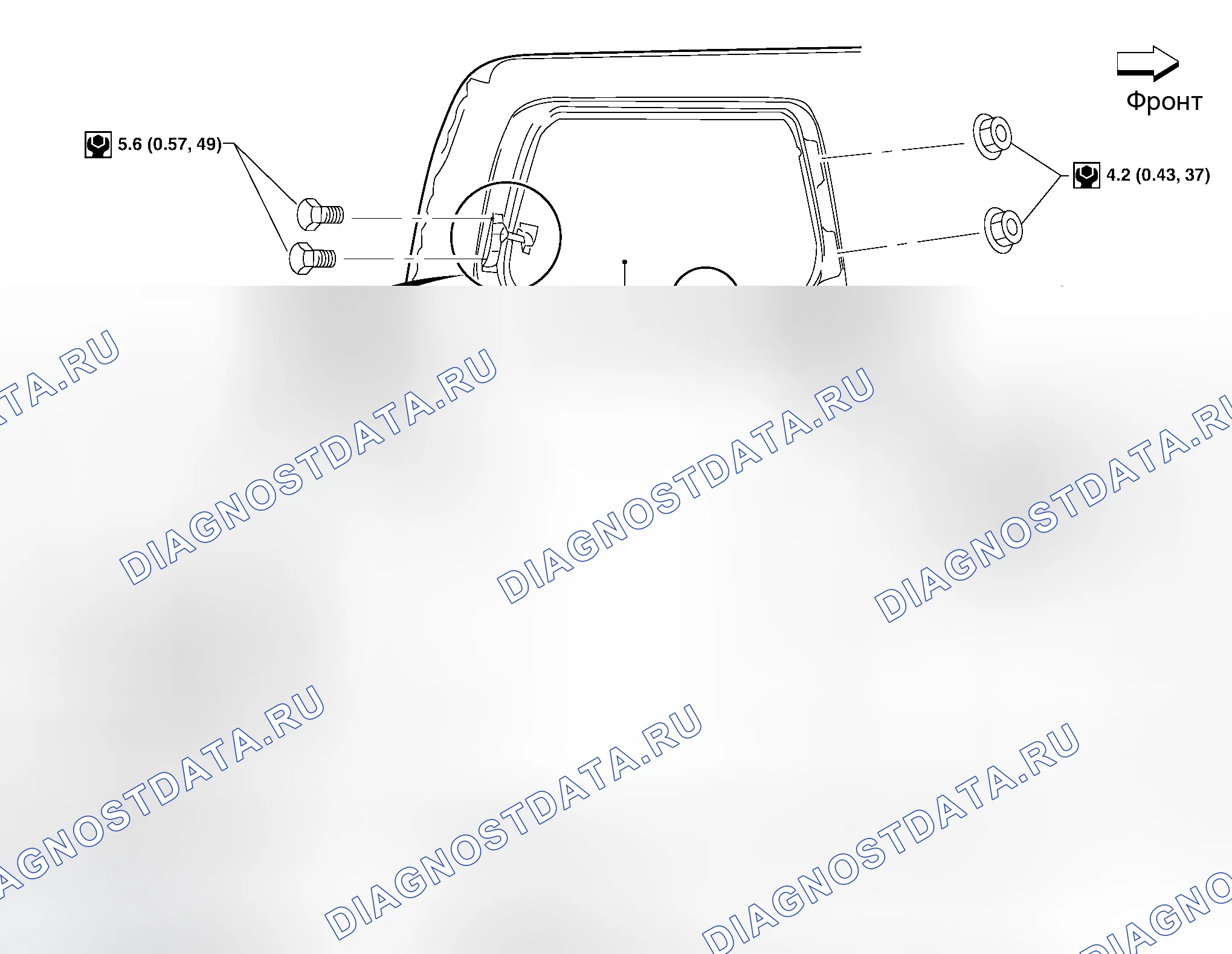Рис. 131: Демонтаж и монтаж (с задними стеклоподъемниками). Honda N-WGN I