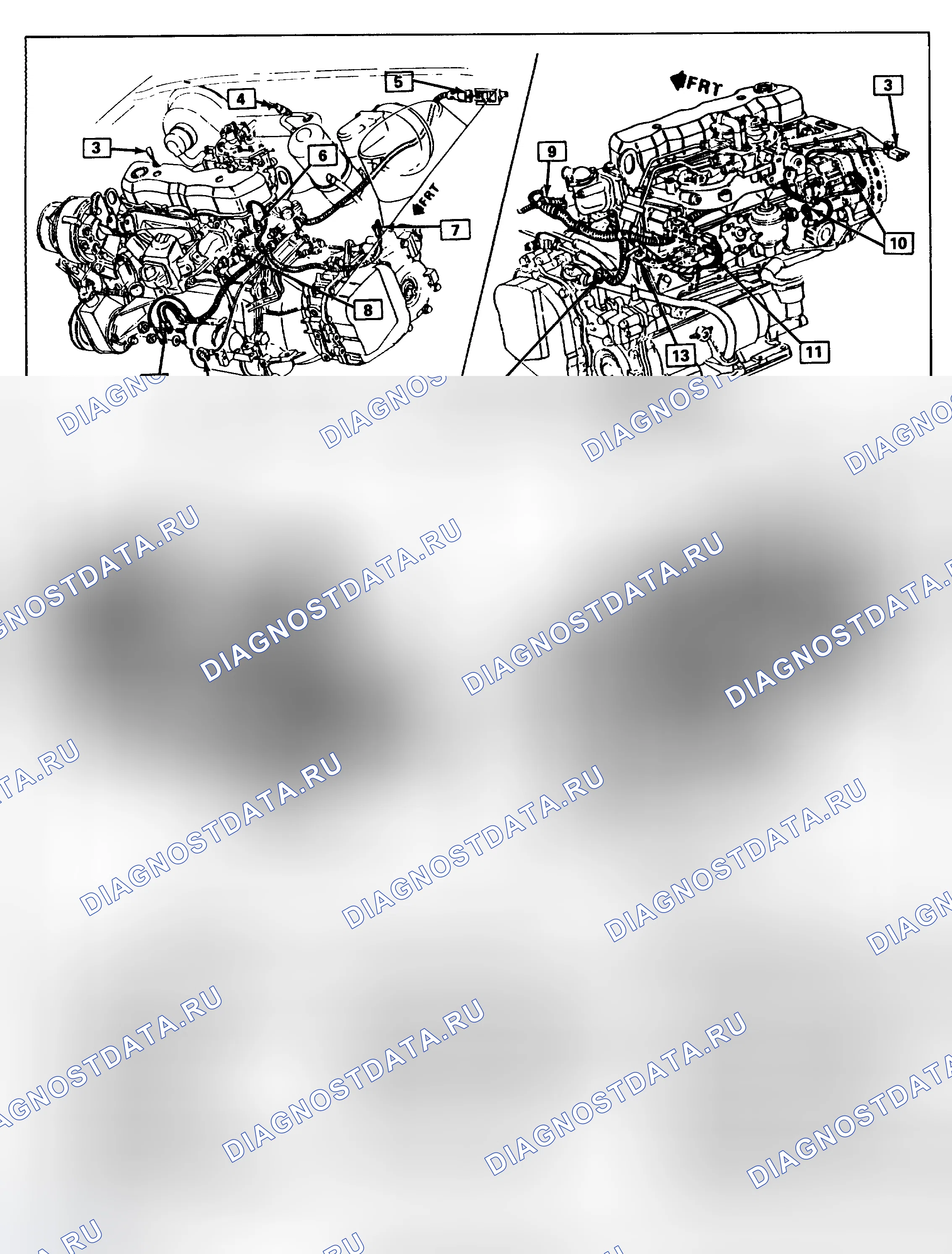 Рис. 19: Eng. Related Comp. Location - Actual View - Chiv. и Pont.. Buick Skylark V