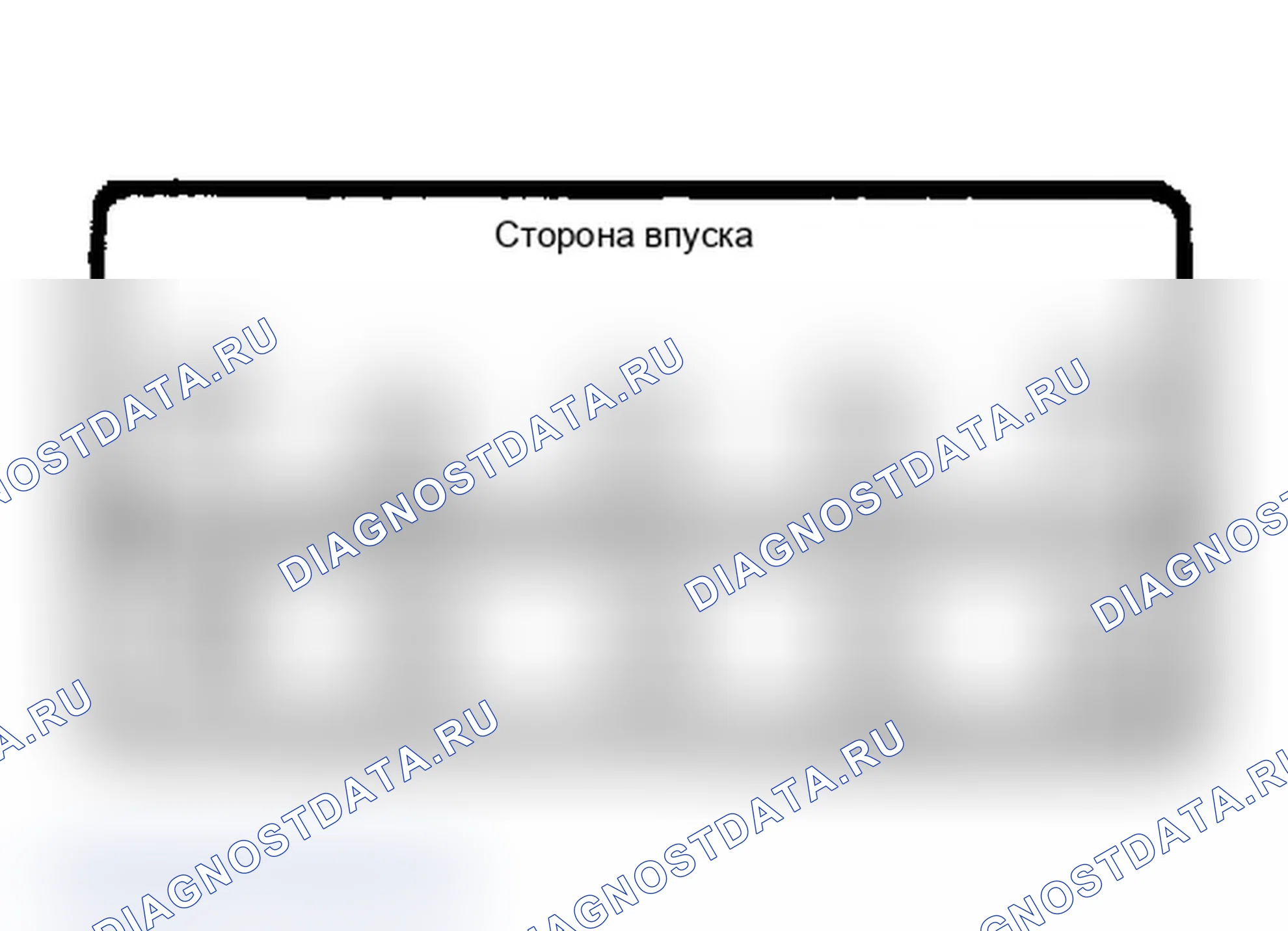 Рис. 82: Последовательность затяжки головки цилиндров Затяните до 80 футов фунтов (108 Н.м), затем до 110 футов фунтов (149 Н.м) и, наконец, до 130-140 футов фунтов (176-190 Н.м).. Ford Cab & Chassis Ranger 