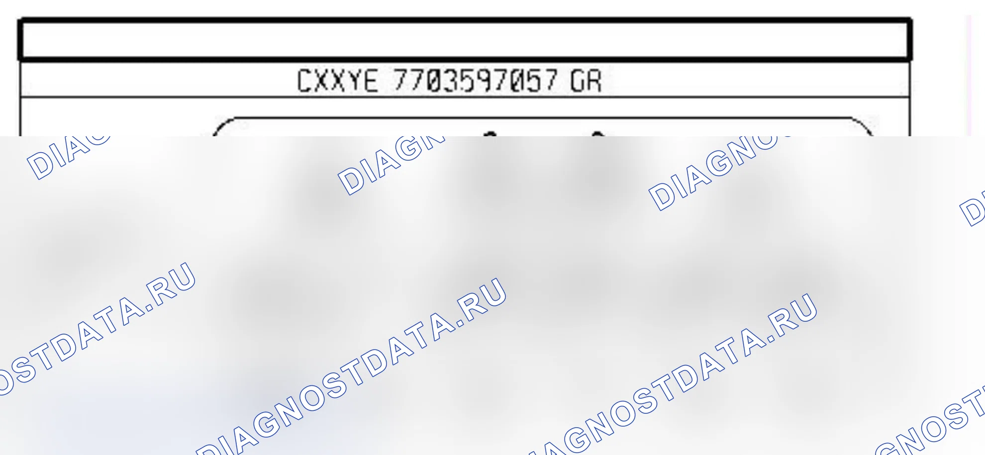 Распиновка разъёма 779 — Многофункциональный выкл. АКП. Renault Espace IV-рест