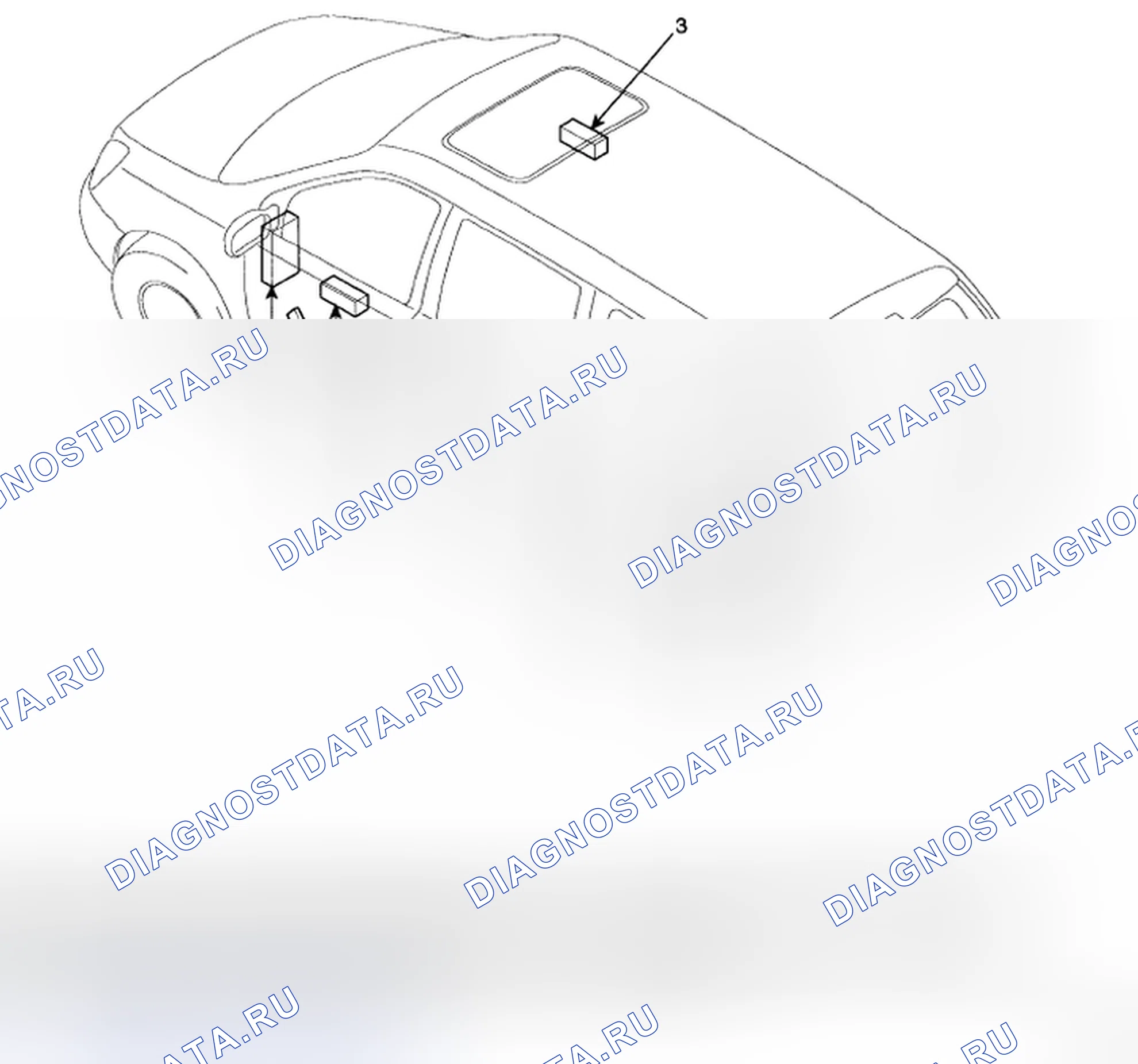 Рис. 68: РАСПОЛОЖЕНИЕ КОМПОНЕНТОВ. Kia Sedona II