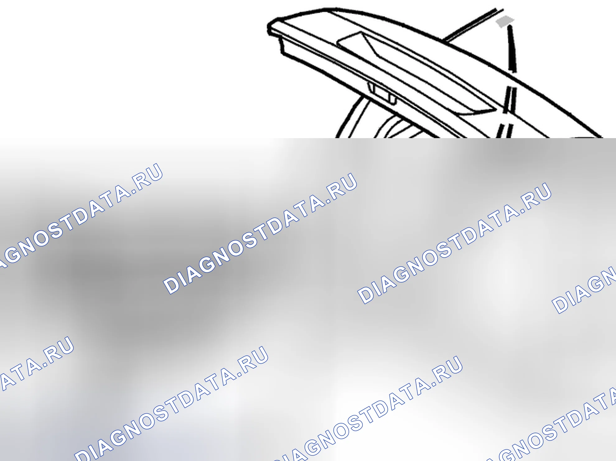 Рис. 345: Задний монтаж для грузовой сети. Volvo V70 II