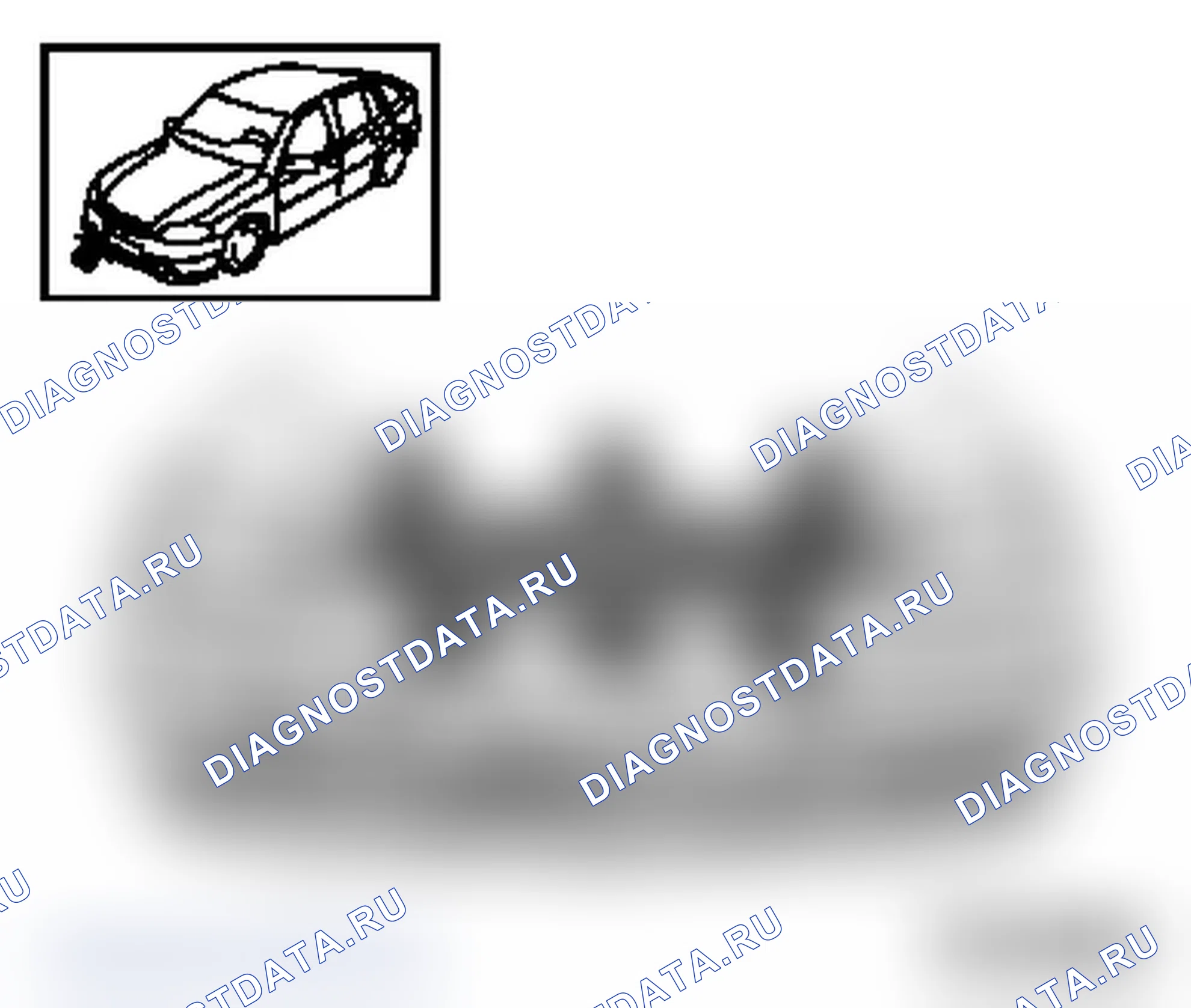 Детали кузова из листовой стали и рама Решетка радиатора. Opel Astra G