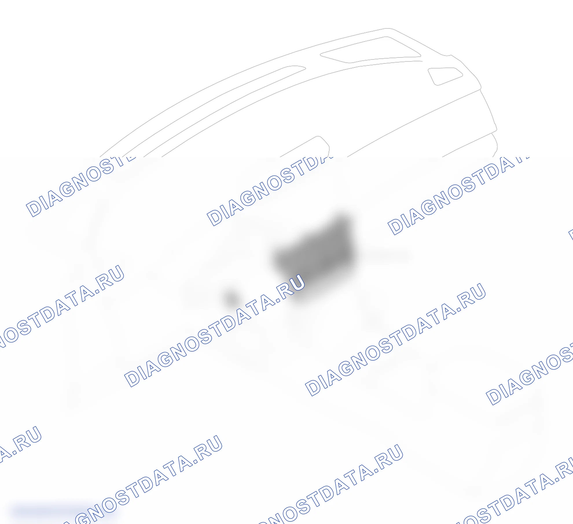 Схема расположения системы отопления, вентиляции и кондиционирования — Haval H2. Haval H2 I