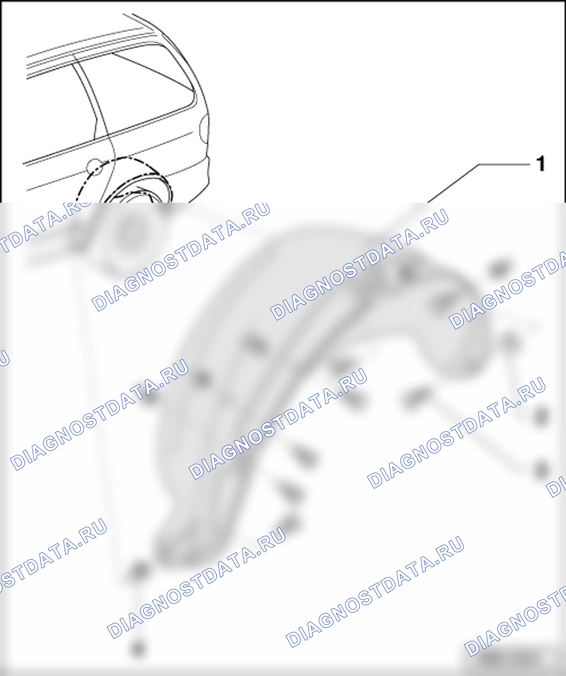 Вкладыш корпуса колеса. SEAT Alhambra I
