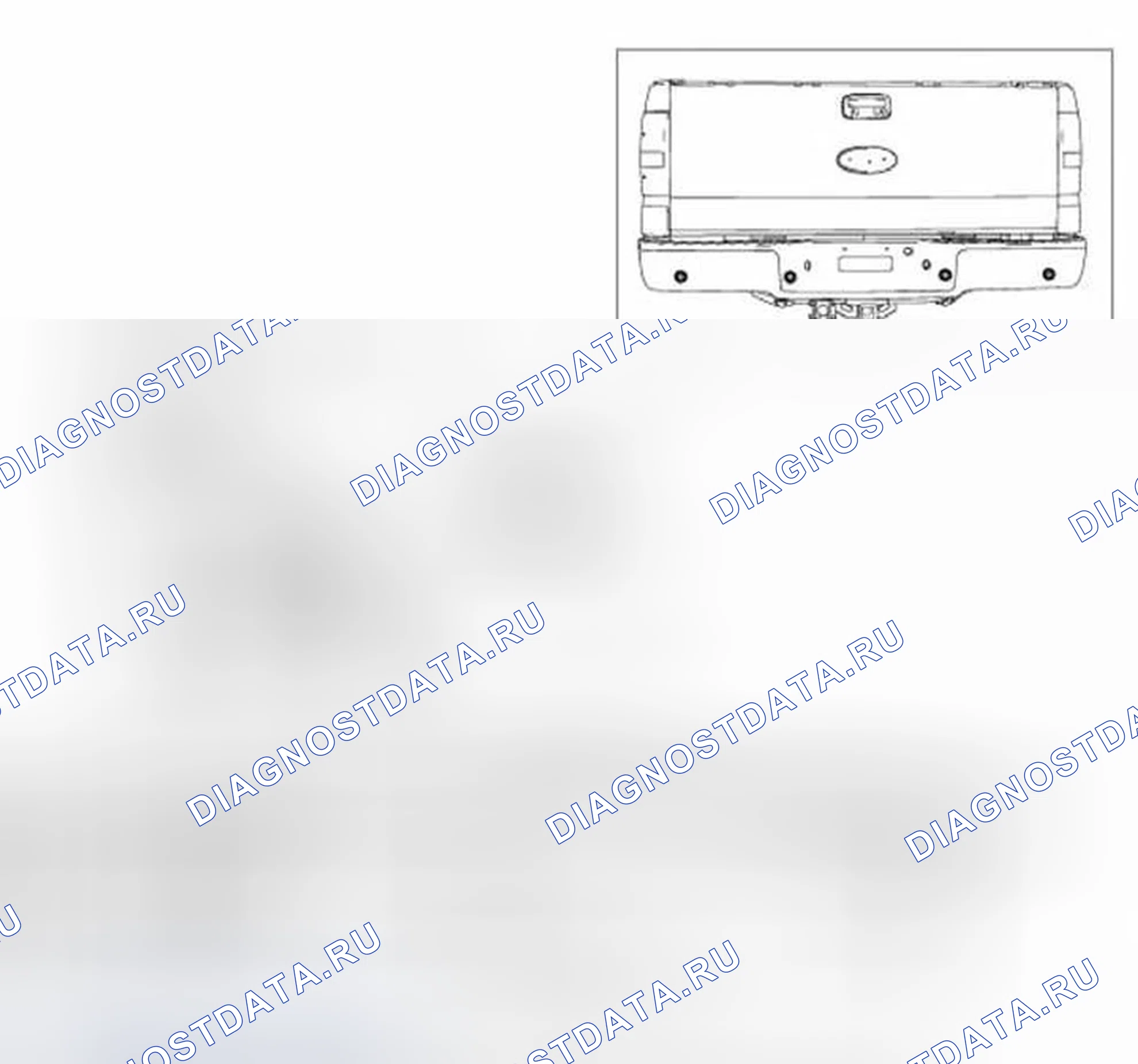 Рис. 44: Датчик помощи при парковке. Ford Pickup F150 