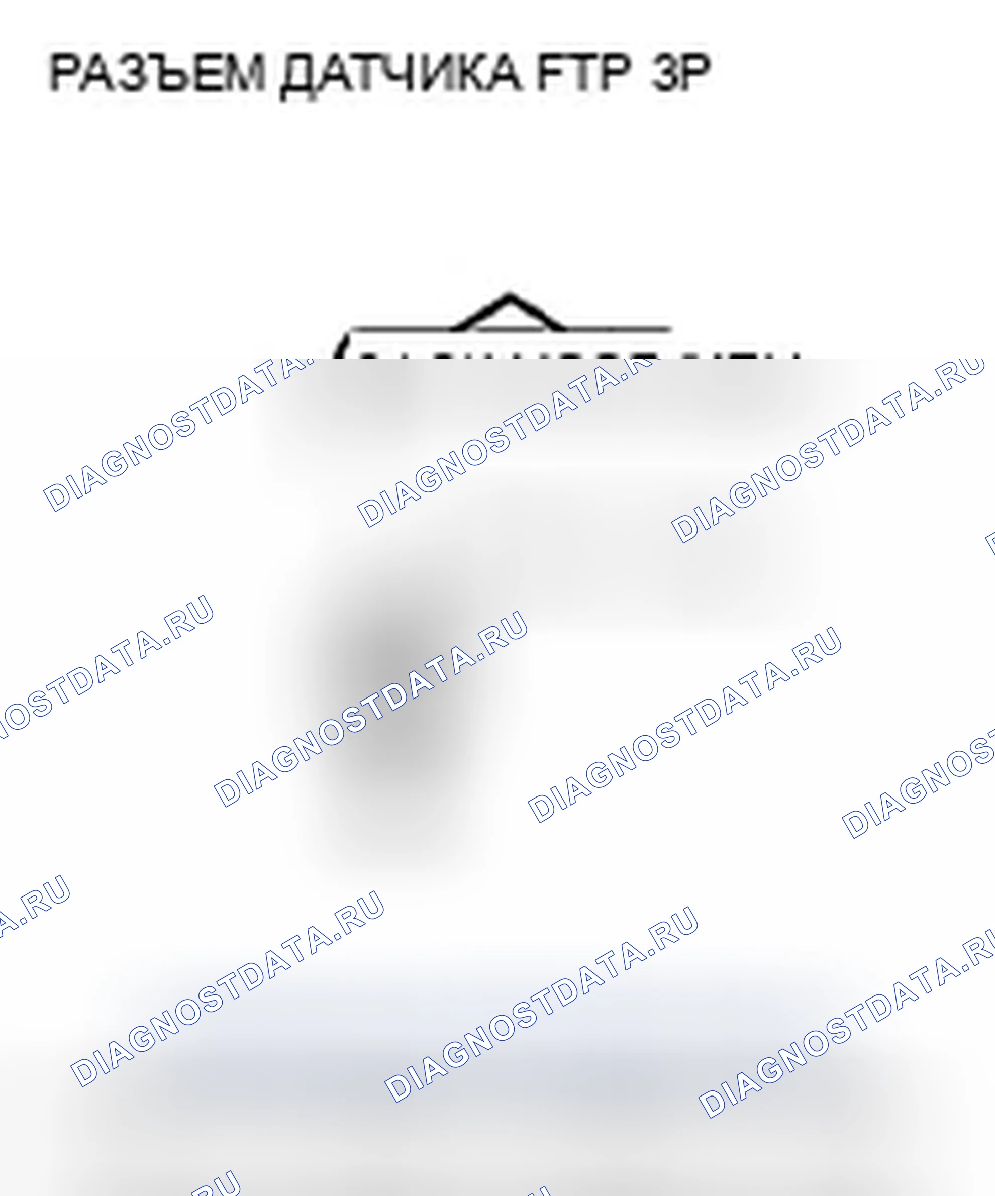 Рис. 39: P0452 расшифровка кода ошибки: низковольтная цепь датчика FTP. Honda Crosstour I