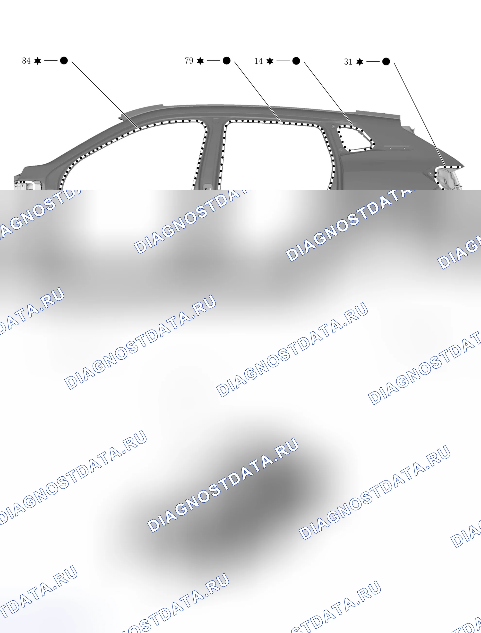 Периферийная панель с левой стороны — Wey Vv7-Phev. Wey VV7 PHEV I
