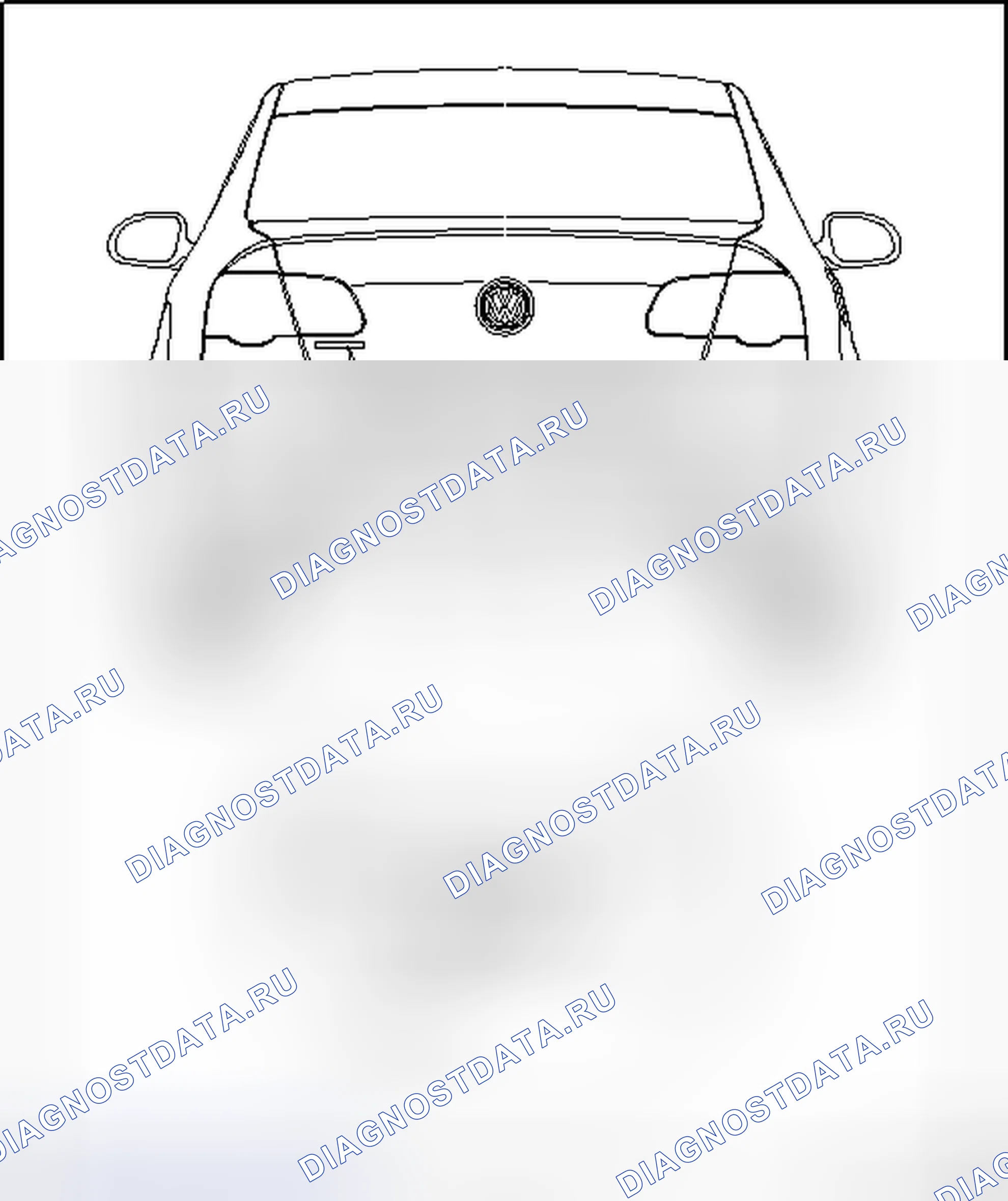 Рис. 22: ПАСПОРТНЫЕ ТАБЛИЧКИ, R36. Volkswagen Passat B6