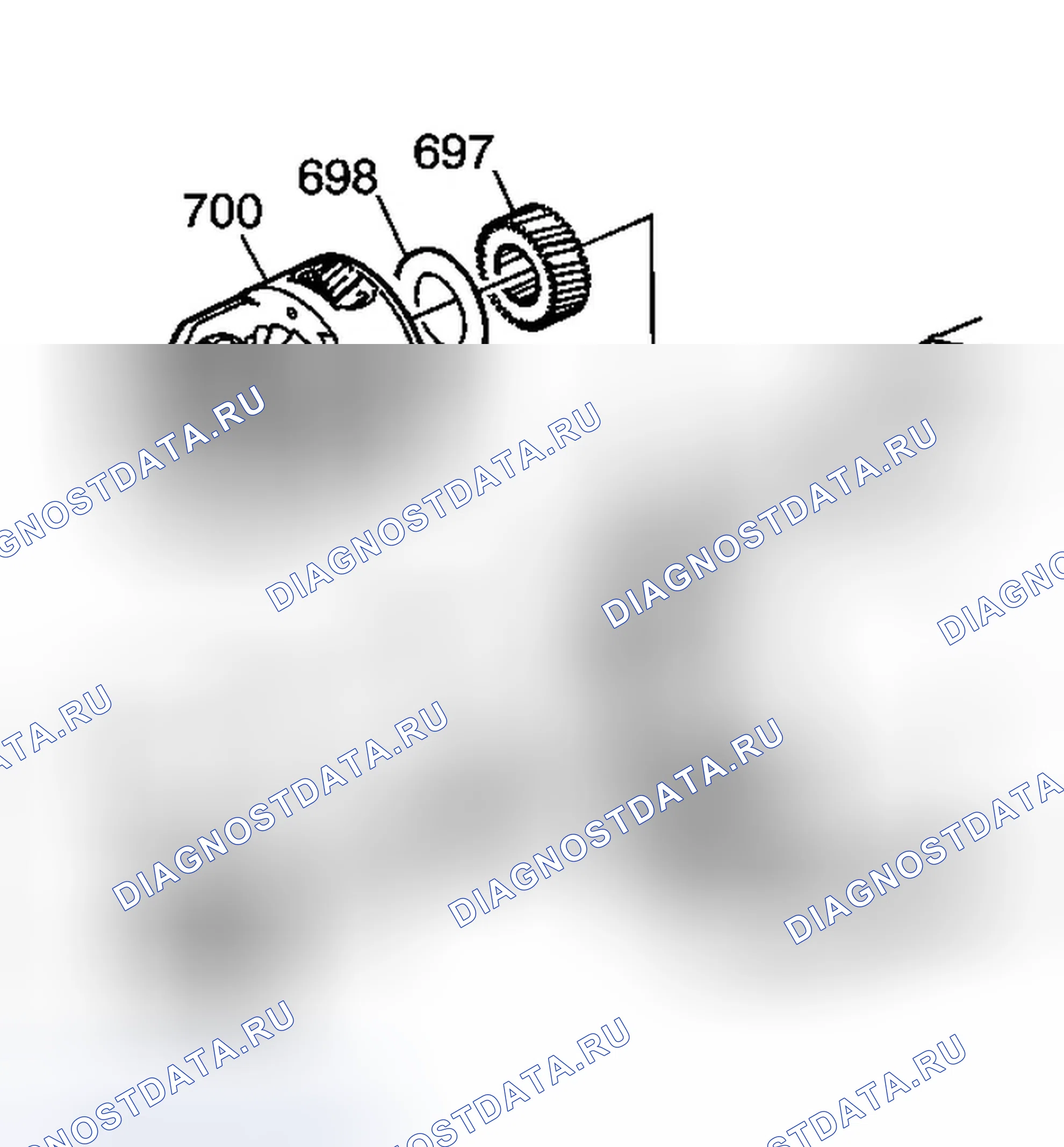 Рис. 224: Дифференциальная подвеска и демонтаж компонентов. Buick Rendezvous I
