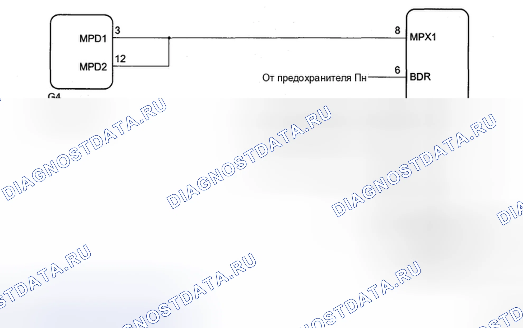 Рис. 97: электросхема. Toyota Sienna II рестайлинг