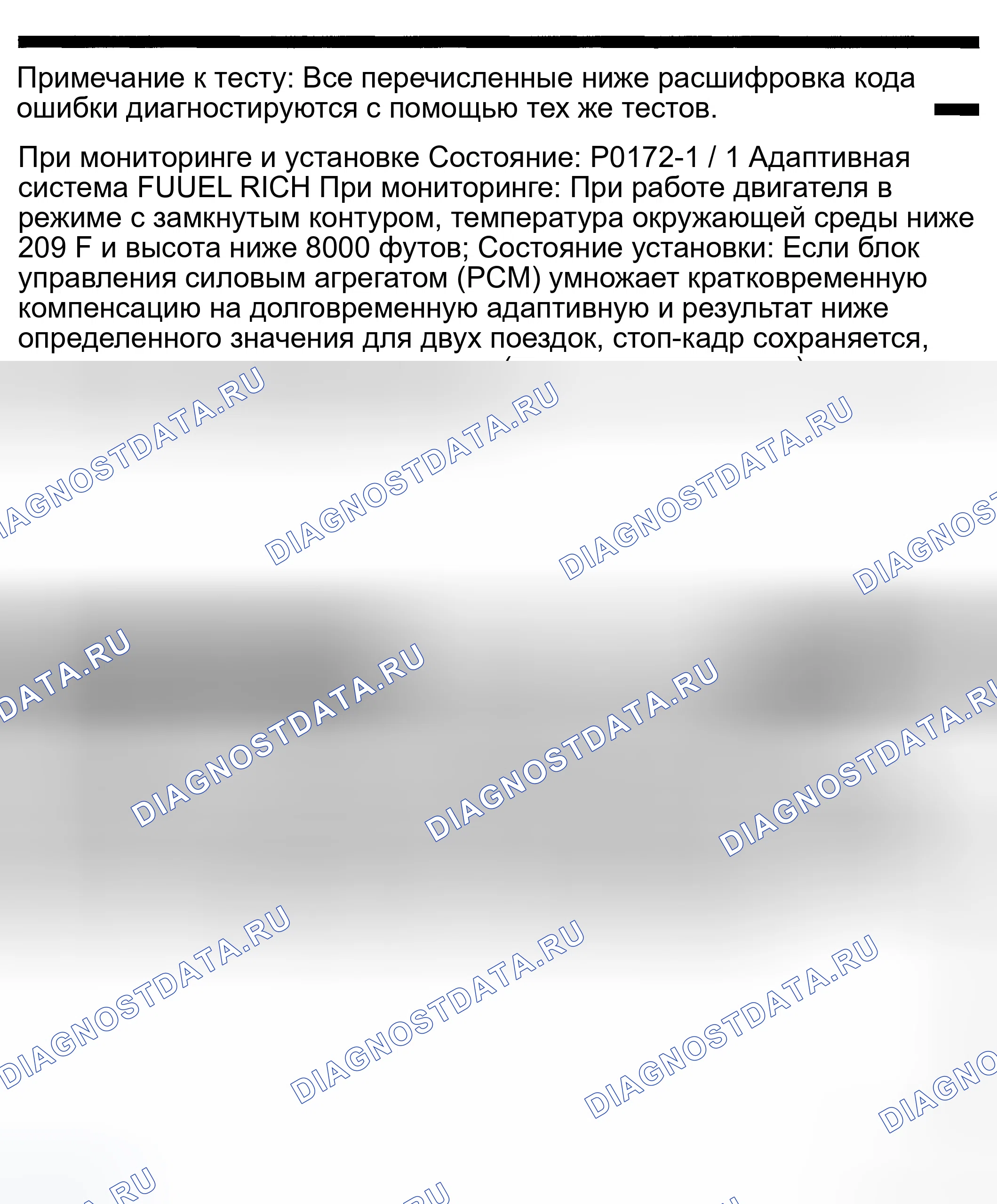 Рис. 167: ТОПЛИВНАЯ СИСТЕМА СЕНСОРА расшифровка кода ошибки P0172: 1 / 1 O2 RICH. Dodge Pickup R1500 