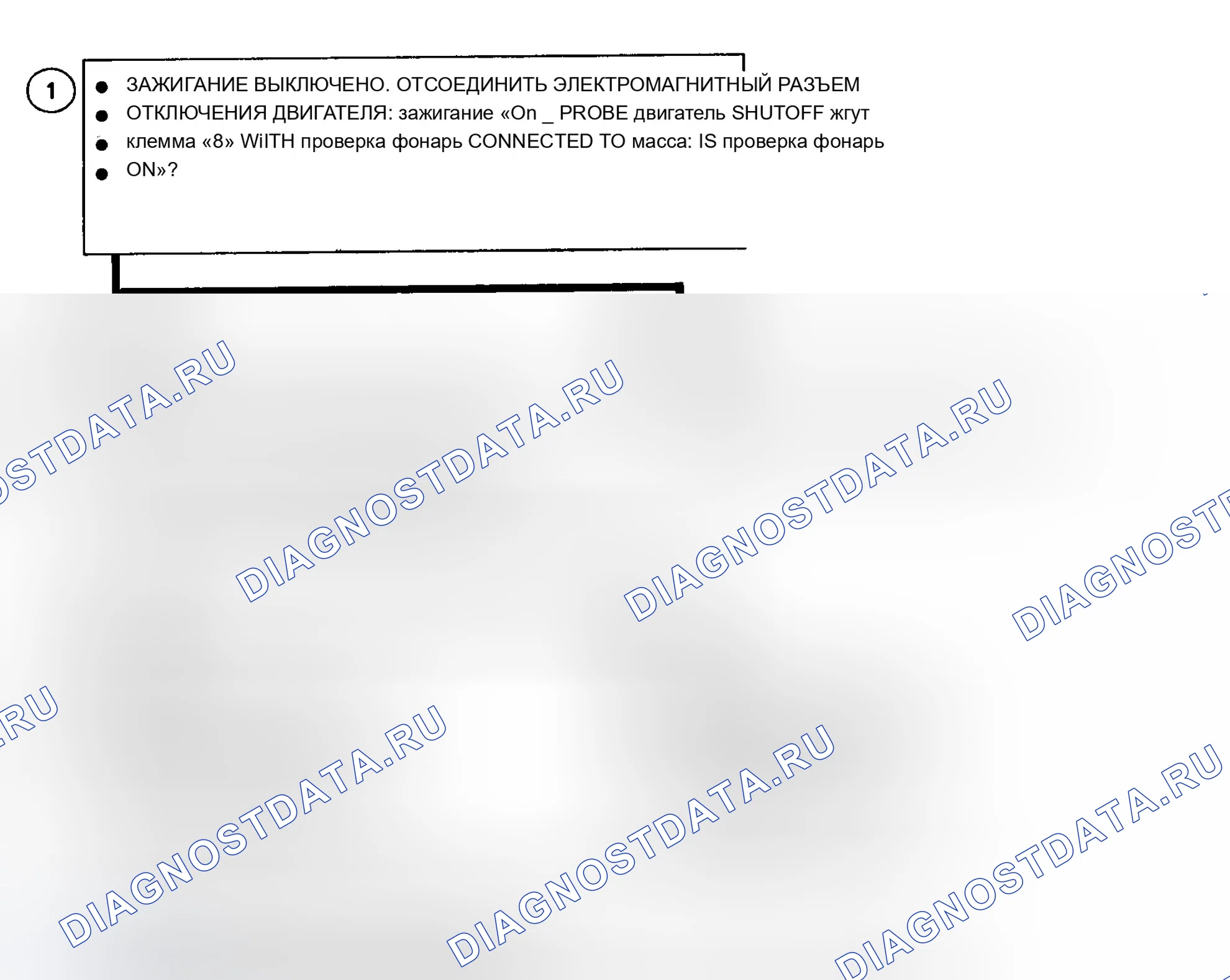 Рис. 318: Блок-схема расшифровка кода ошибки 13 (серии " C " и " K ") Неисправность цепи электромагнита отключения двигателя. Chevrolet Pickup C1500 
