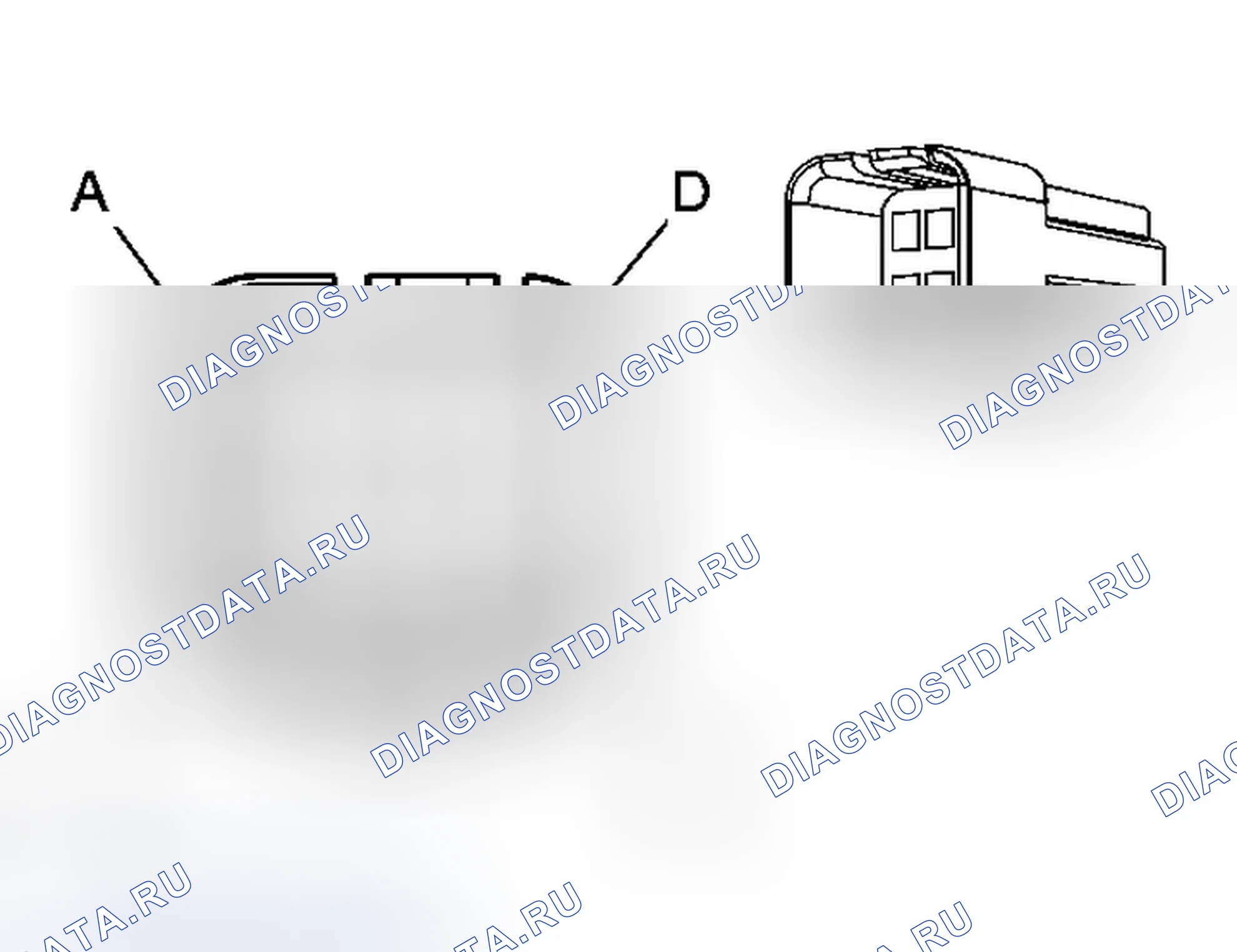 Рис. 22: X400 Шлейка дверь багажника к страховочной привязи. Chevrolet HHR I