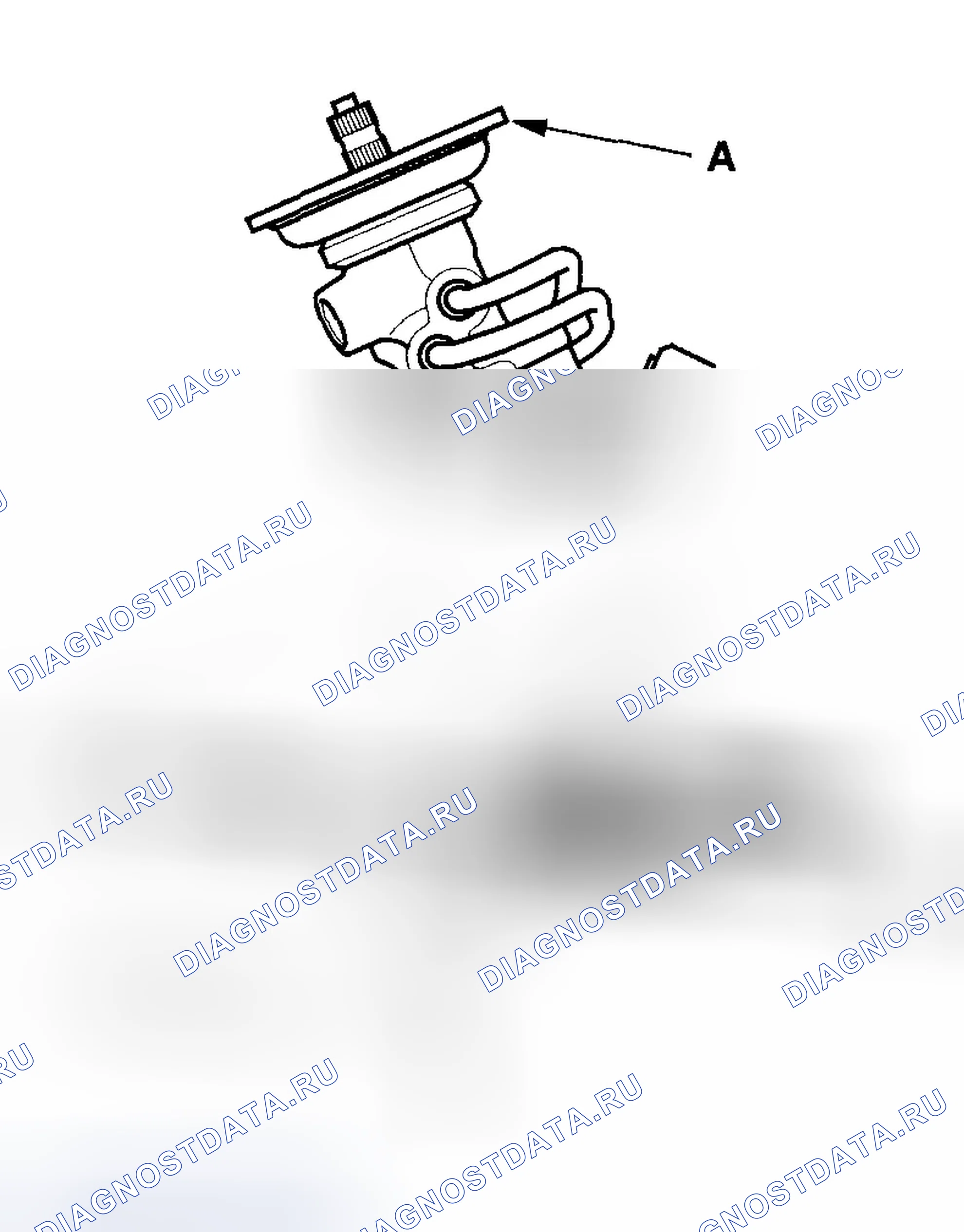 Рис. 94: Установка рулевой коробки передач. Honda Odyssey I
