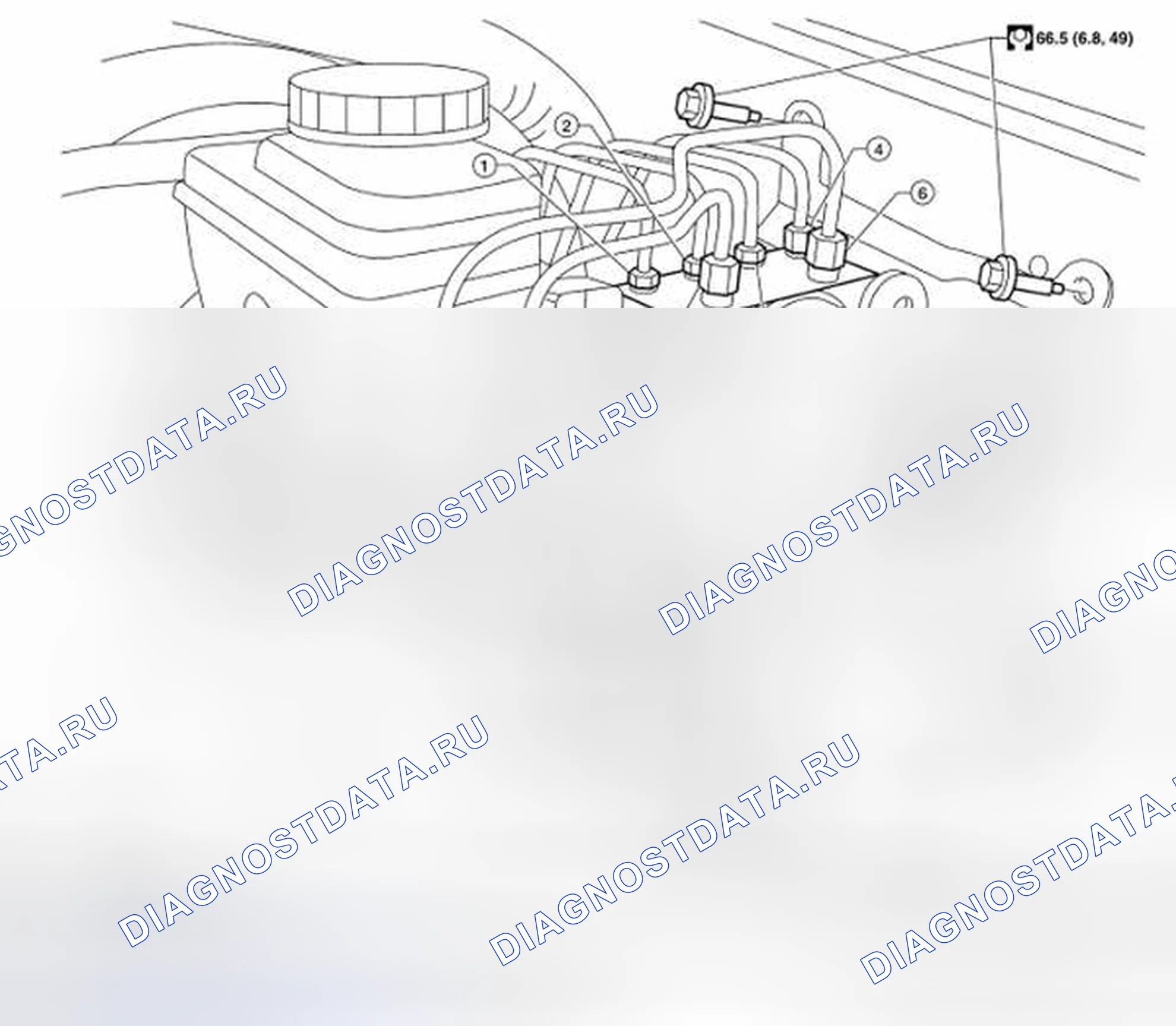 Рис. 89: Идентификация компонентов привода и электрического блока (сборки). Nissan Pathfinder III