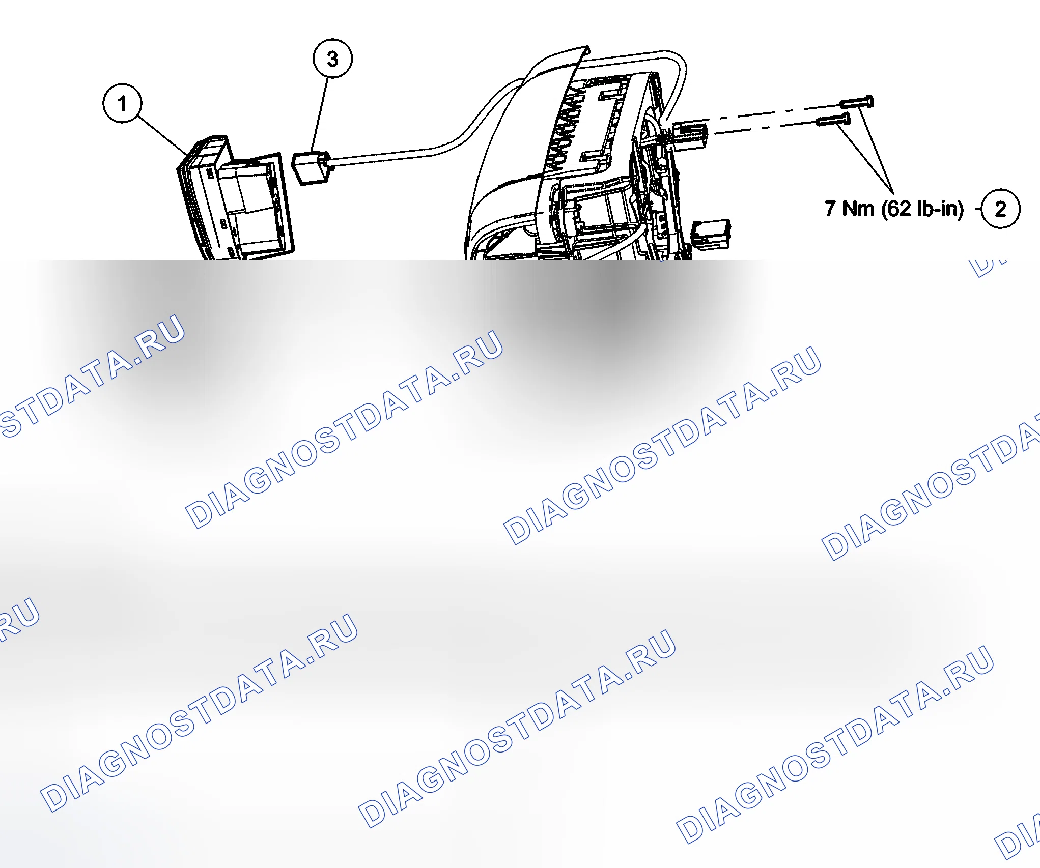 Рис. 18: Переключатель управления скоростью. Hyundai Mistra II