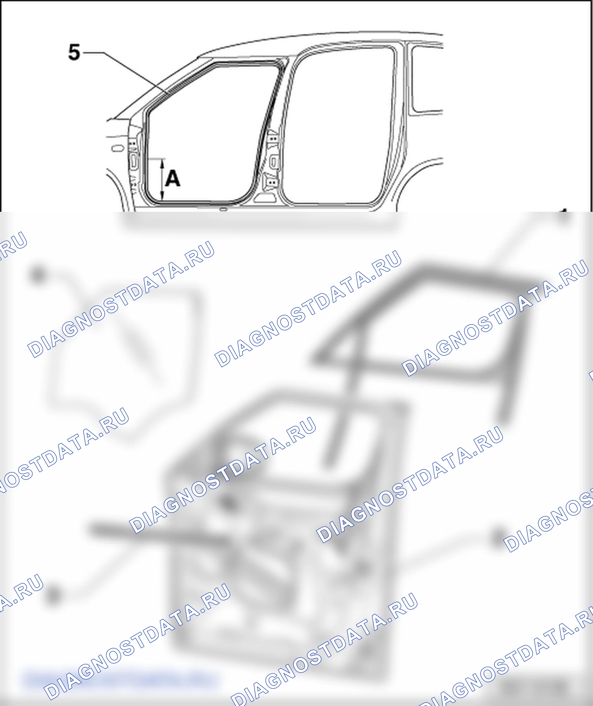 Передняя дверь. Skoda Roomster I